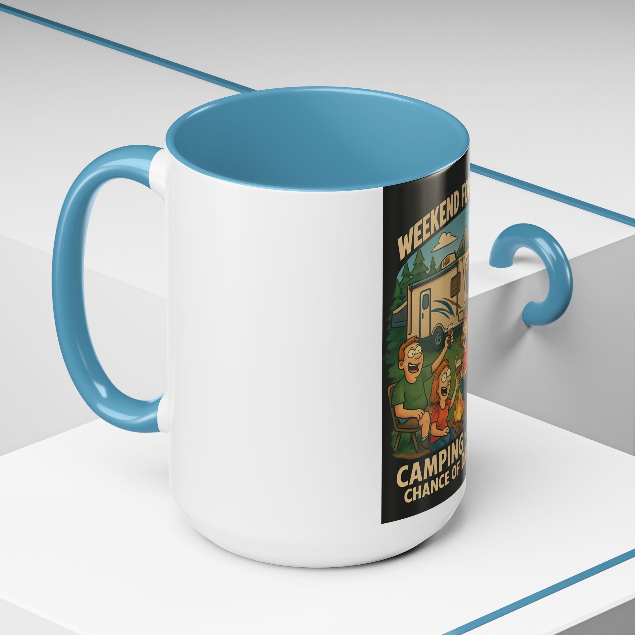 Camping Forecast Coffee Mug | Outdoor Adventure Gift | Funny Camper Mug | Gift for Campers | Camping Enthusiast Decor