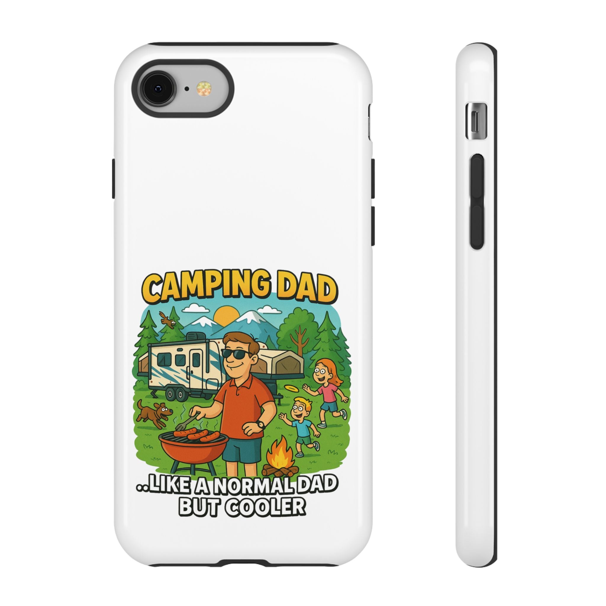 Camping Dad Phone Case - Unique Tough Cover for Outdoor Dads
