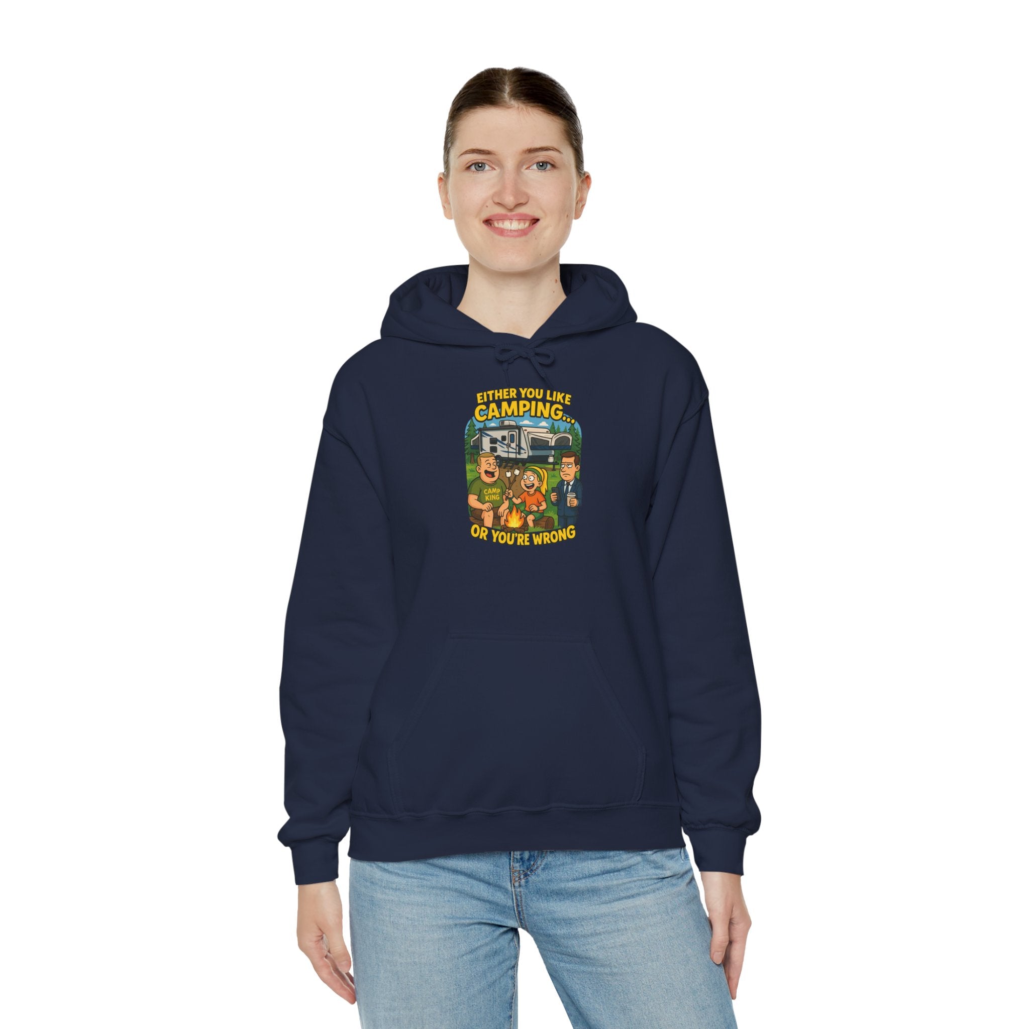 Camping Adventure Unisex Heavy Blend™ Hooded Sweatshirt