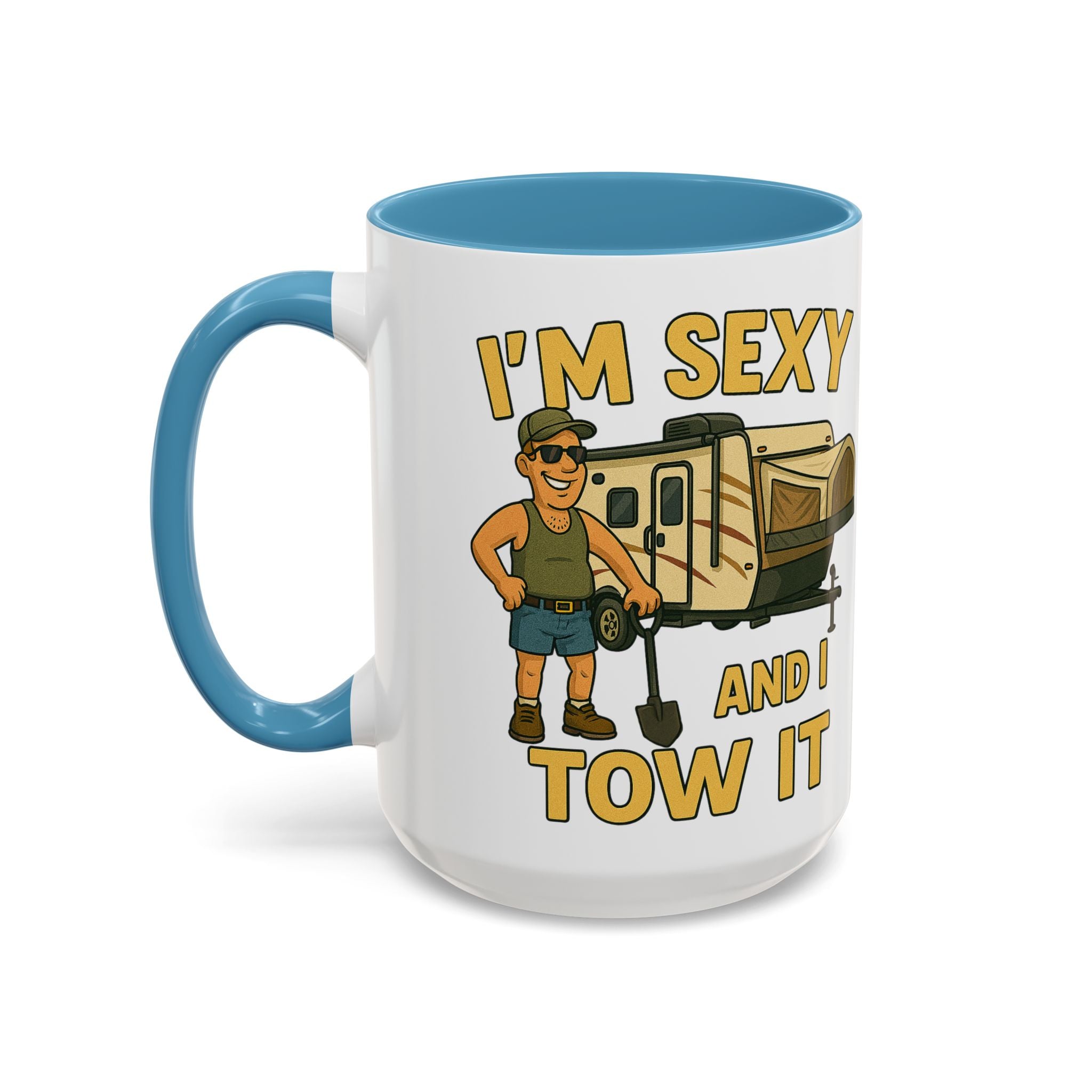 Playful Camping Mug, Funny Coffee Cup, Camper Gift, RV Lover's Accessory, Outdoor Adventure Mug