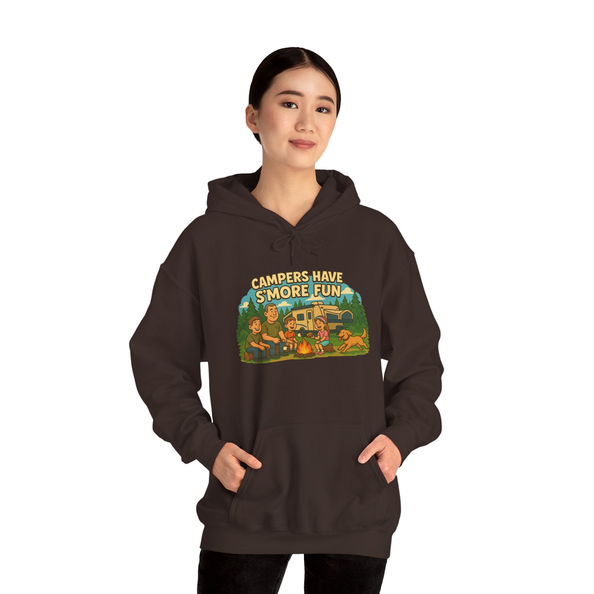 Campfire Vibes Hoodie - Perfect for Outdoor Lovers, Camping Trips, Nature Adventures, Gift for Campers, Cozy Hooded Sweatshirt