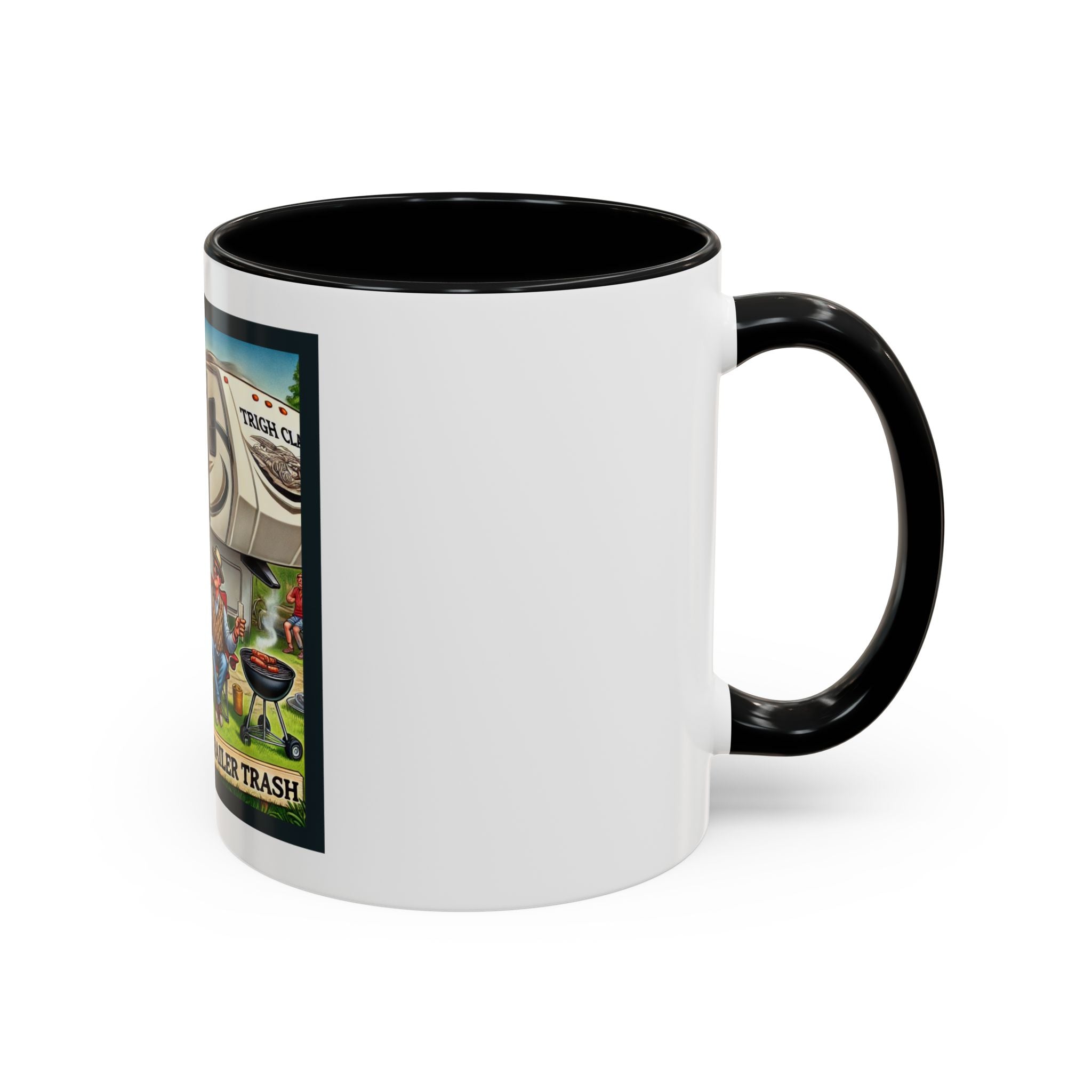 Accent Coffee Mug (11, 15oz) - High Class, Trailer Trash