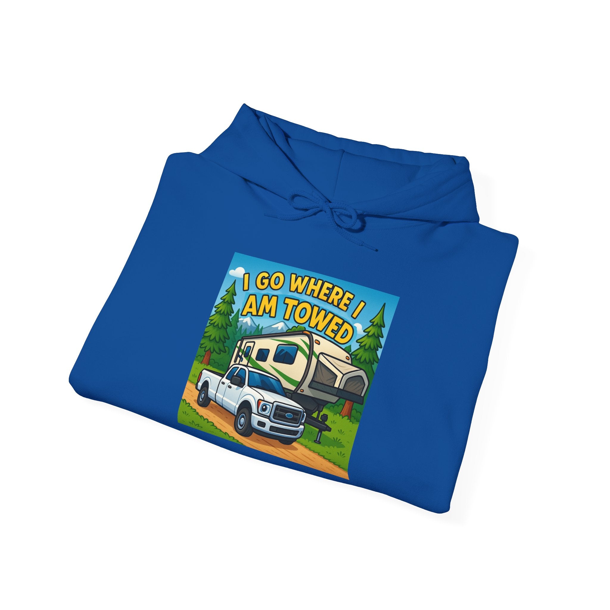 Adventure-Themed Hooded Sweatshirt - Perfect for Travel Enthusiasts, Camper Gifts, Cozy Outings, Outdoor Activities, Road Trip Essentials
