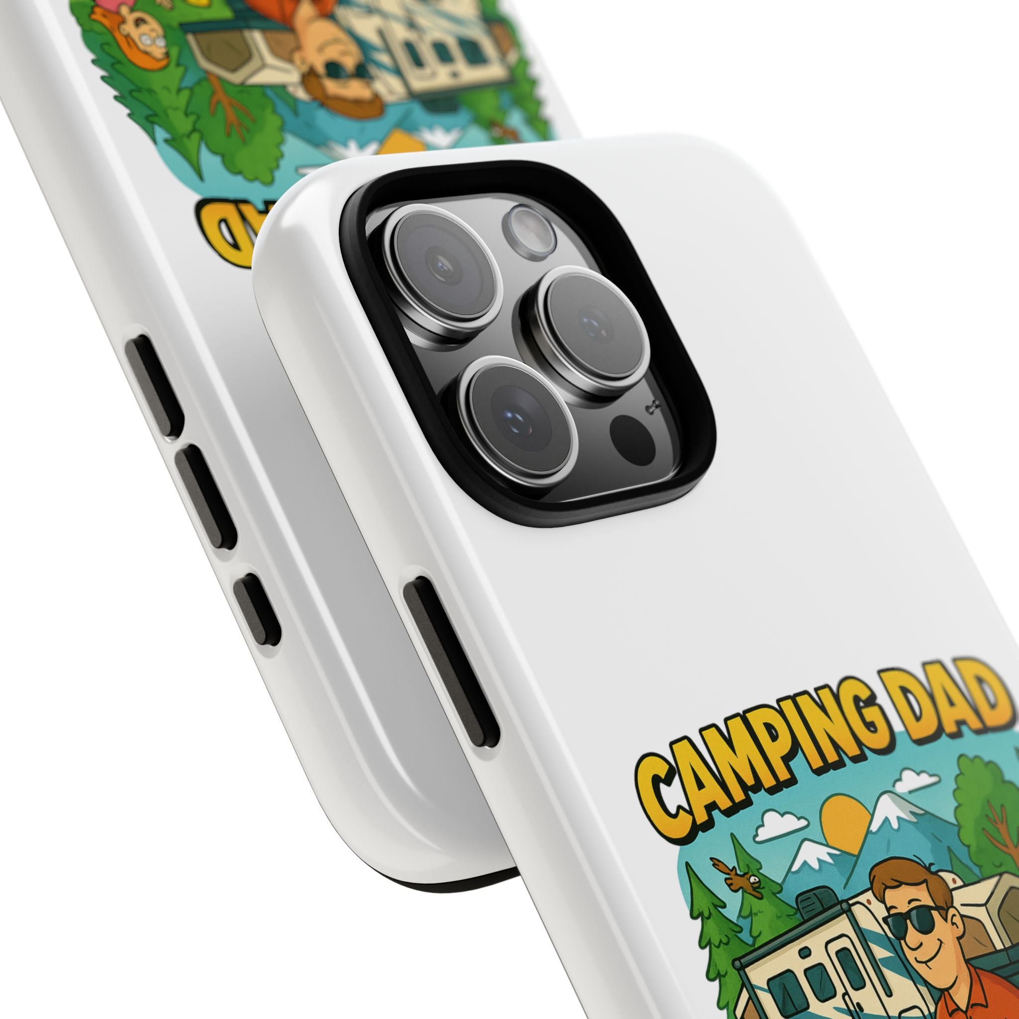Camping Dad Phone Case - Unique Tough Cover for Outdoor Dads