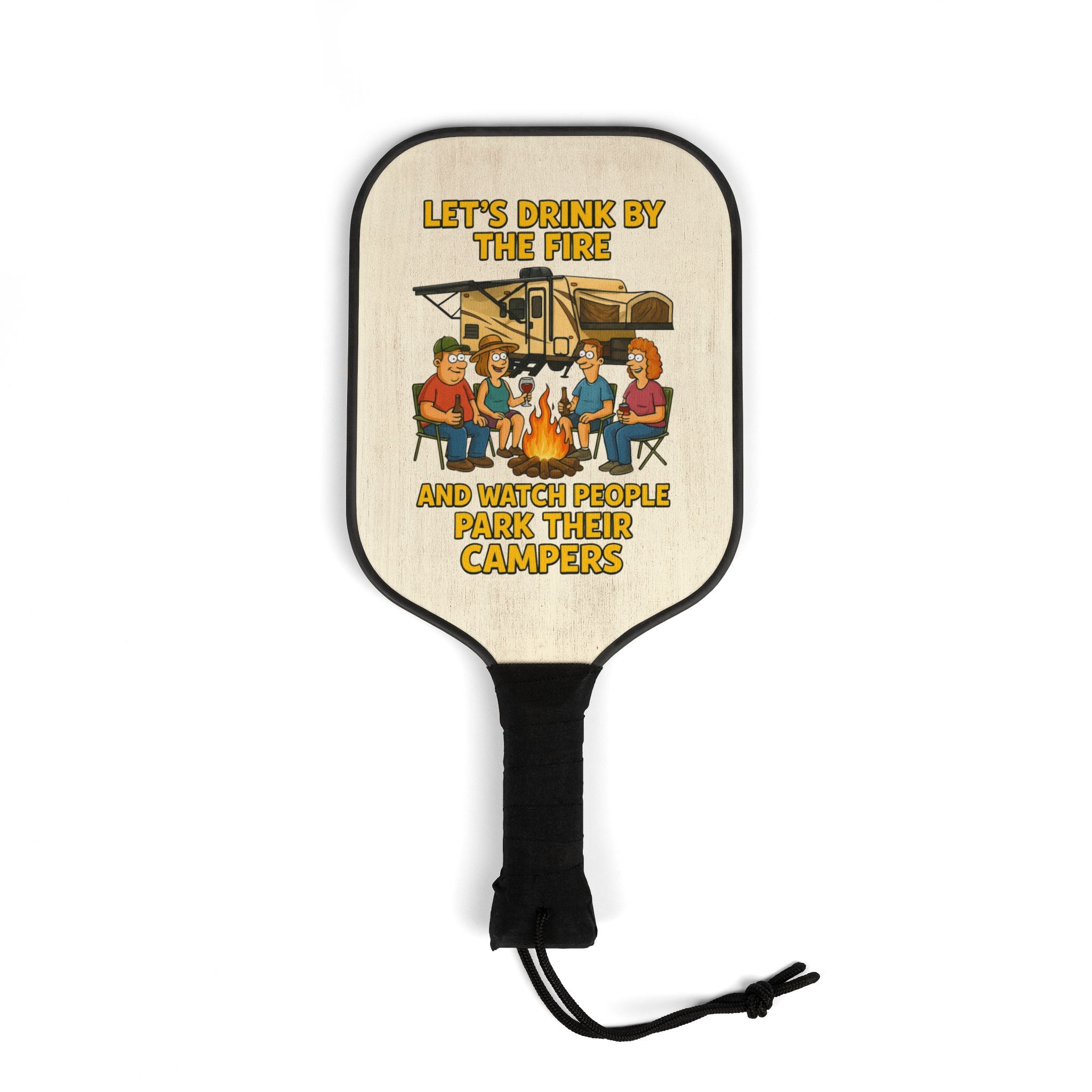 Pickleball Paddle Set for Campfire Lovers, Fun Outdoor Game Kit, Great for Picnics, Camping, Family Gatherings, Unique Gift Idea