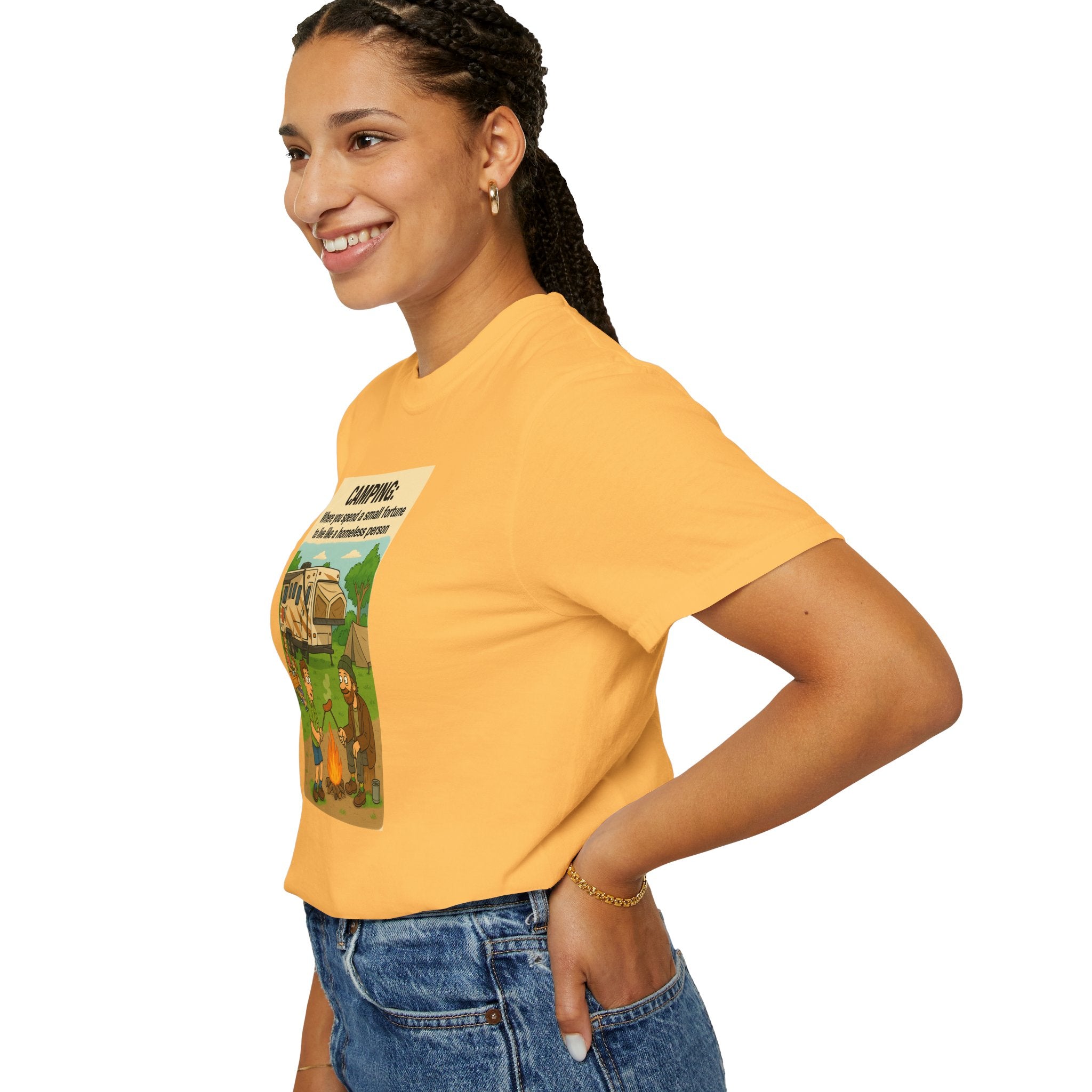 Camping Humor T-Shirt, Unisex Graphic Tee, Adventure Gift, Outdoor Lover Apparel, Funny Camping Shirt