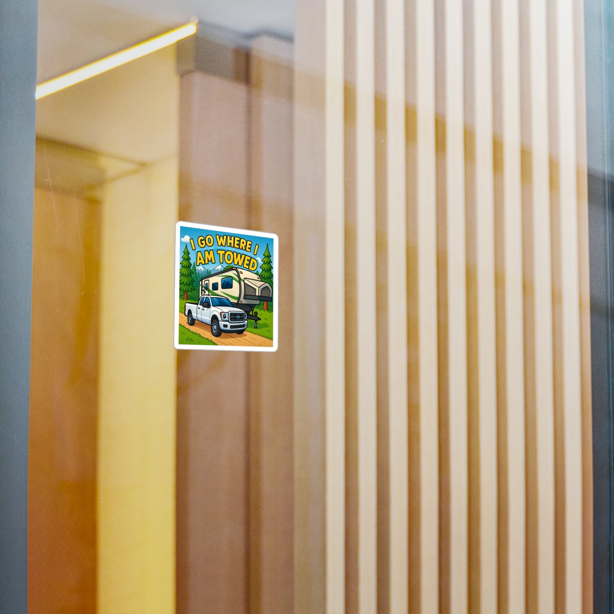 Adventure Vinyl Decals for Outdoorsy Souls | RV Sticker, Travel Decor, Camping Gift, Road Trip Essentials,  I Go Where I Am Towed