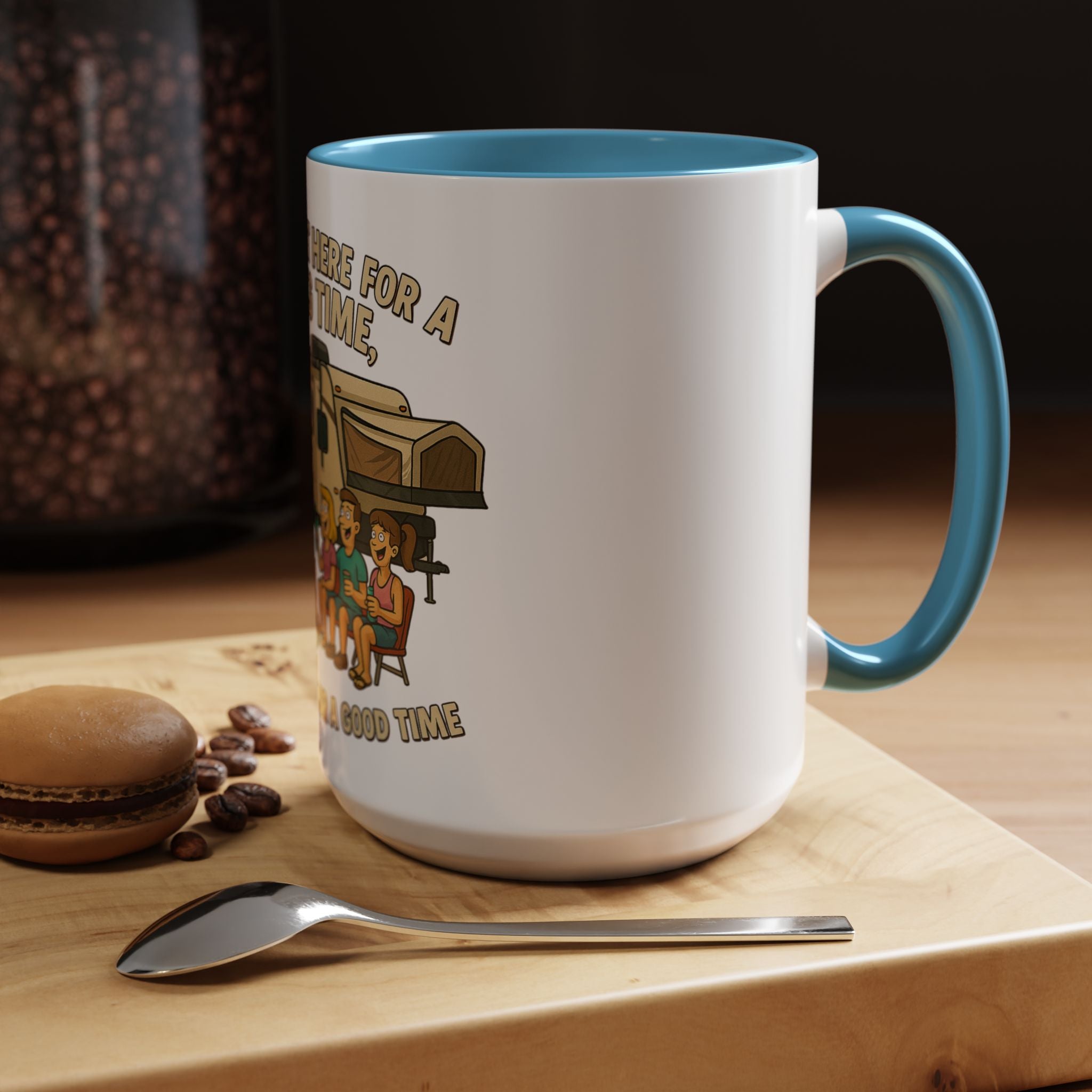 Camping Adventure Coffee Mug - Fun Quote Mug for Outdoor Enthusiasts