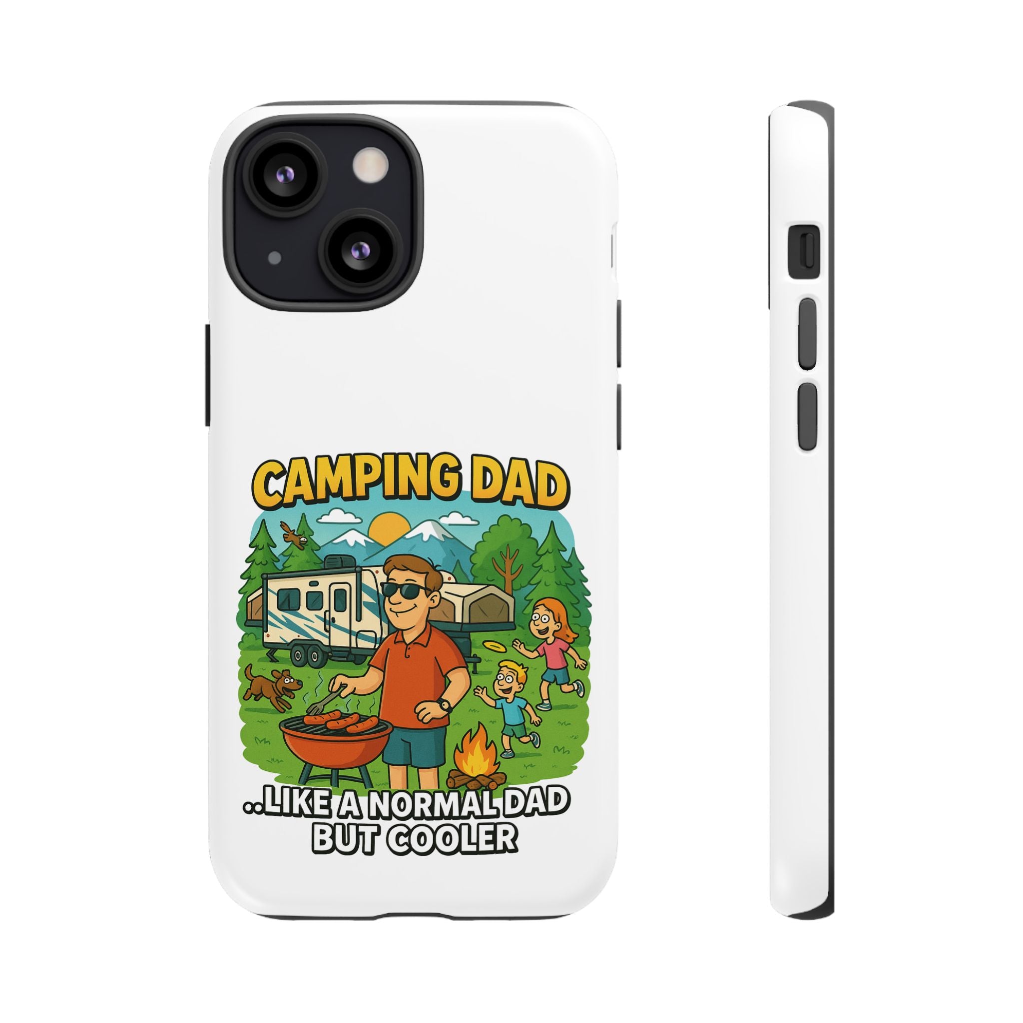 Camping Dad Phone Case - Unique Tough Cover for Outdoor Dads