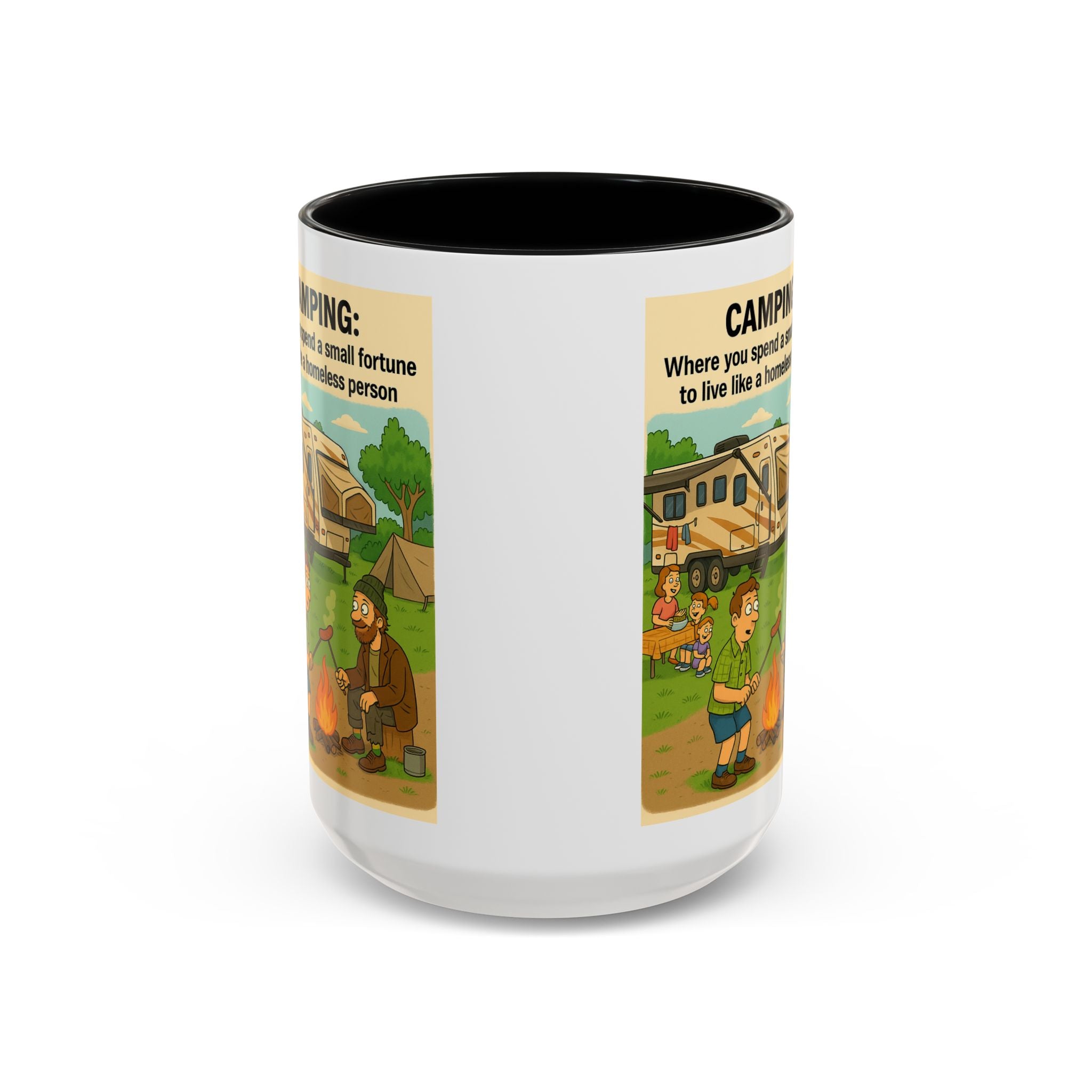 Camping Humor Coffee Mug, Hilarious Campfire Gift, Funny Mug for Outdoors Lovers, Adventure Lover's Coffee Cup, Unique Camping Present