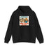 Camping Humor Hooded Sweatshirt - Wine Lovers Gift, Cozy Outdoor Hoodie, Great for Camping, Funny Sweatshirt, Relaxing Apparel