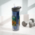 Camping Themed Water Bottle - Perfect for Outdoor Adventures, Hydration on the Go, Great for Gifts, Eco-Friendly Sipper