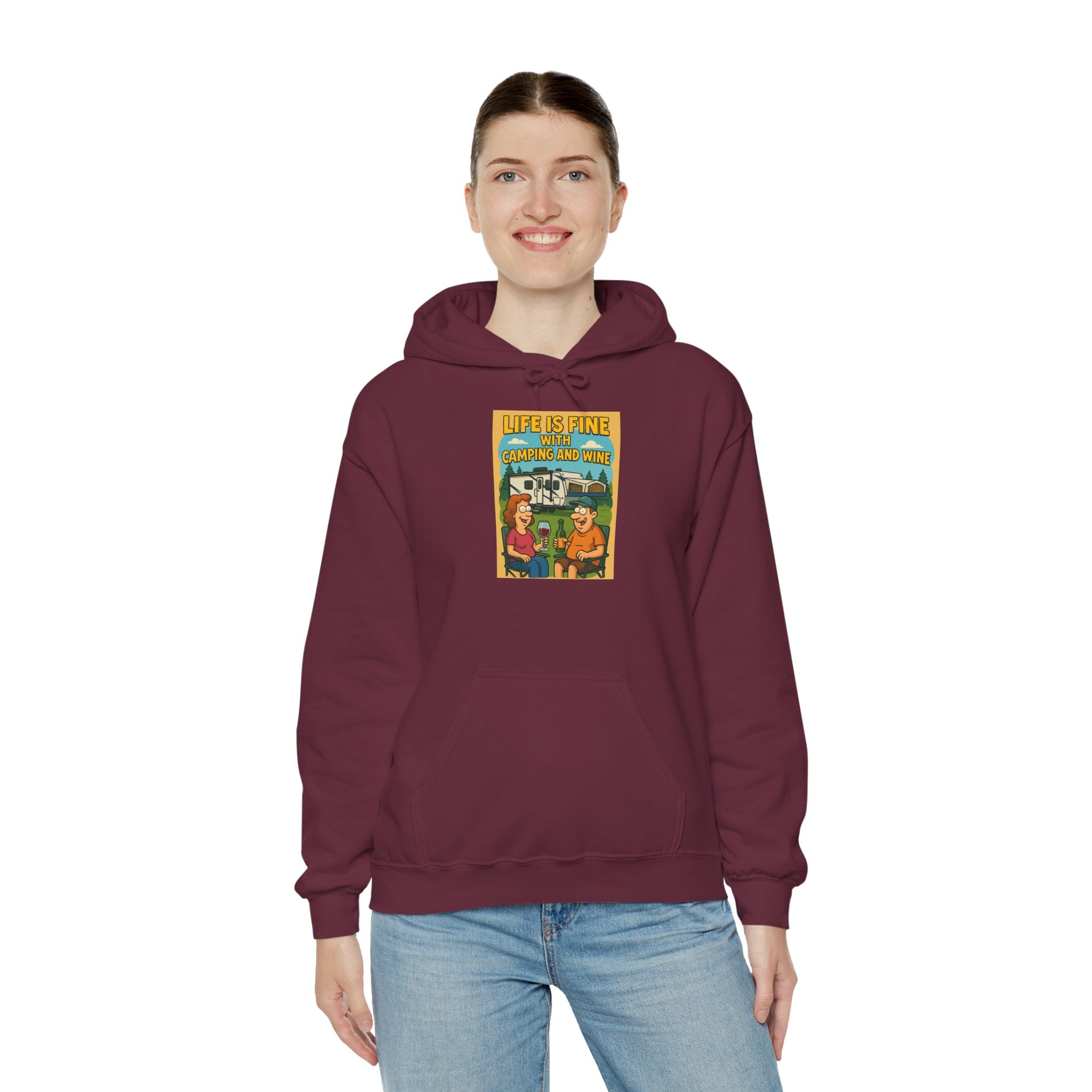Retro Graphic Hooded Sweatshirt, Cozy Unisex Hoodie for Casual Days, Perfect Gift for Friends, Fall and Winter Fashion