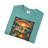 Home Is Where You Park T-shirt - Unisex Garment-Dyed Tee for Campers, Adventure Lovers, Outdoor Enthusiasts, Gift Idea