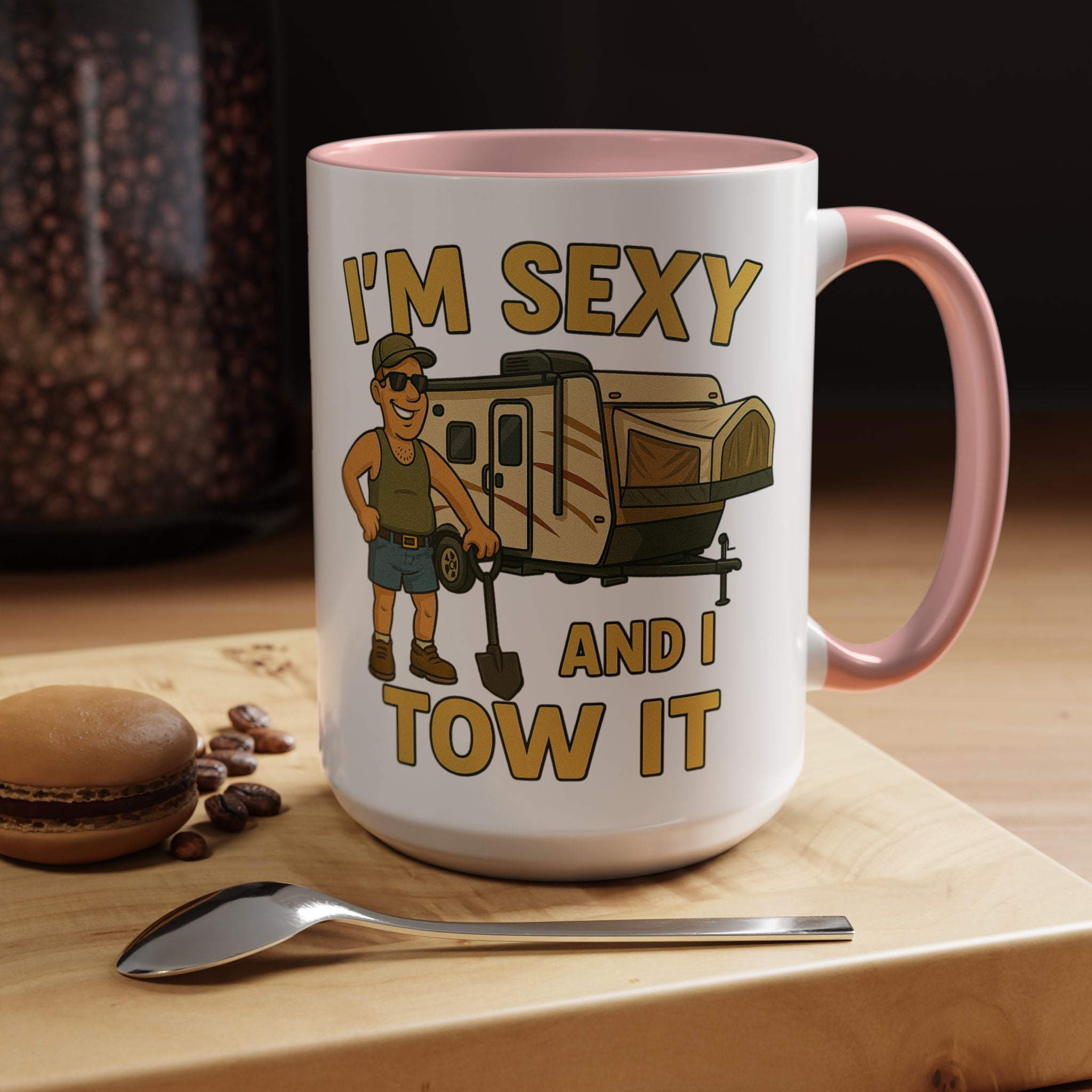 Playful Camping Mug, Funny Coffee Cup, Camper Gift, RV Lover's Accessory, Outdoor Adventure Mug