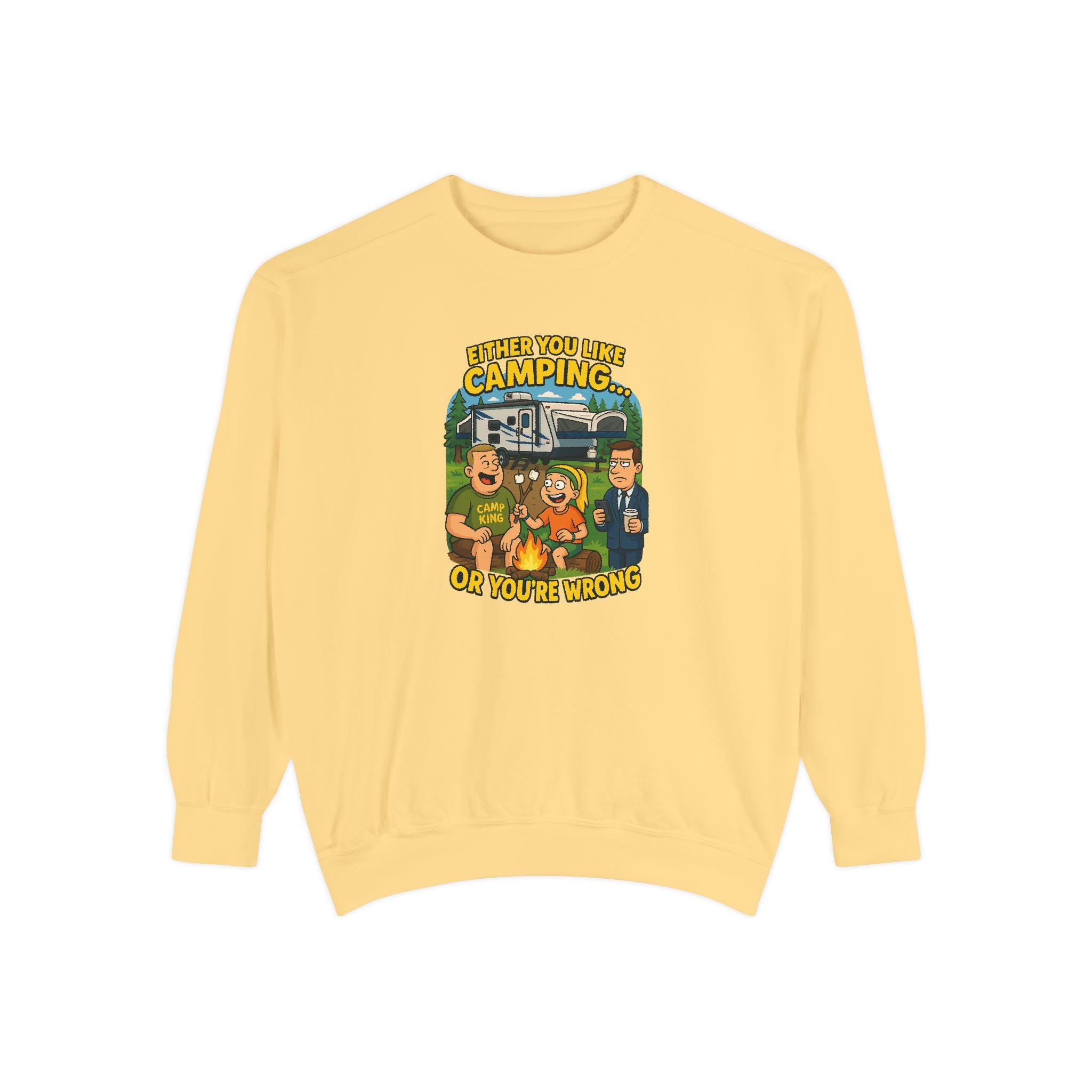 Camping Adventure Sweatshirt - Perfect for Outdoor Lovers