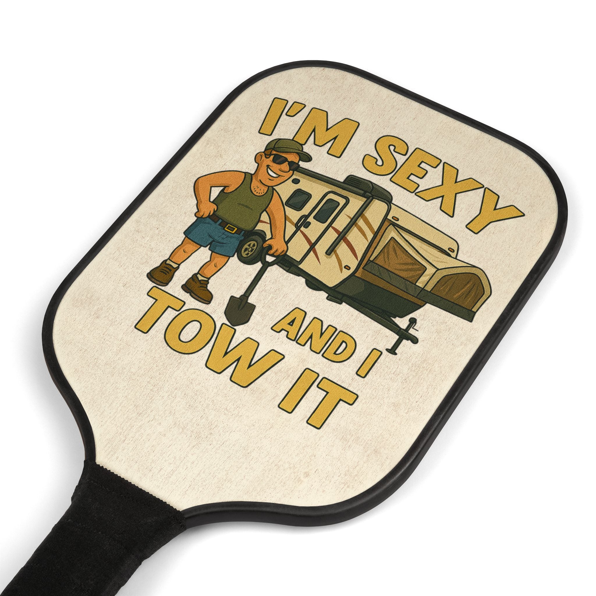 Pickleball Paddle Set with Humor, Fun Pickleball Gear, Perfect Gift for Pickleball Lovers, Sporty and Playful Recreation Set