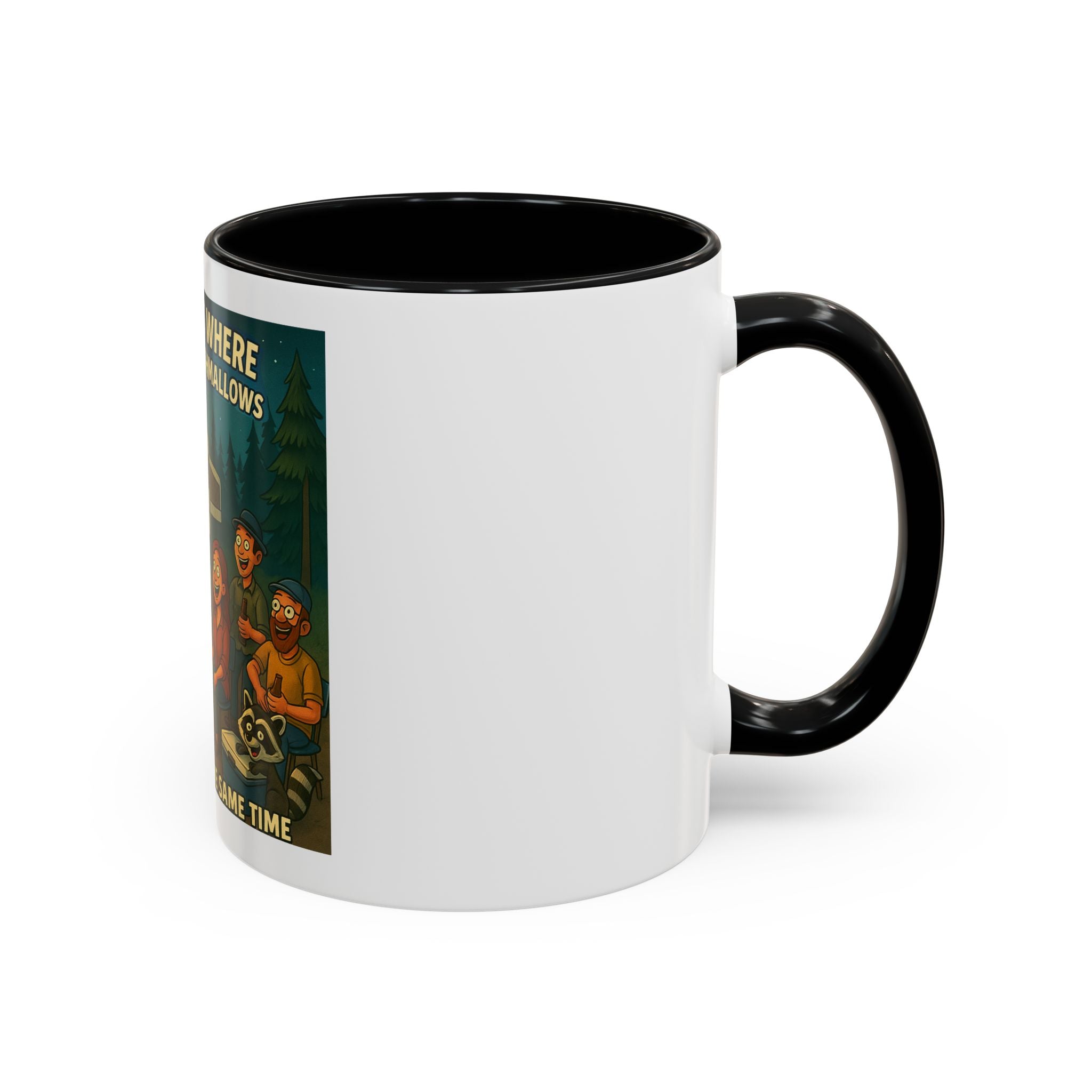 Camping Adventure Coffee Mug, Funny Mug for Campers, Get Toasted at the Same Time, Outdoor Gift, Nature Lover, Camping Decor