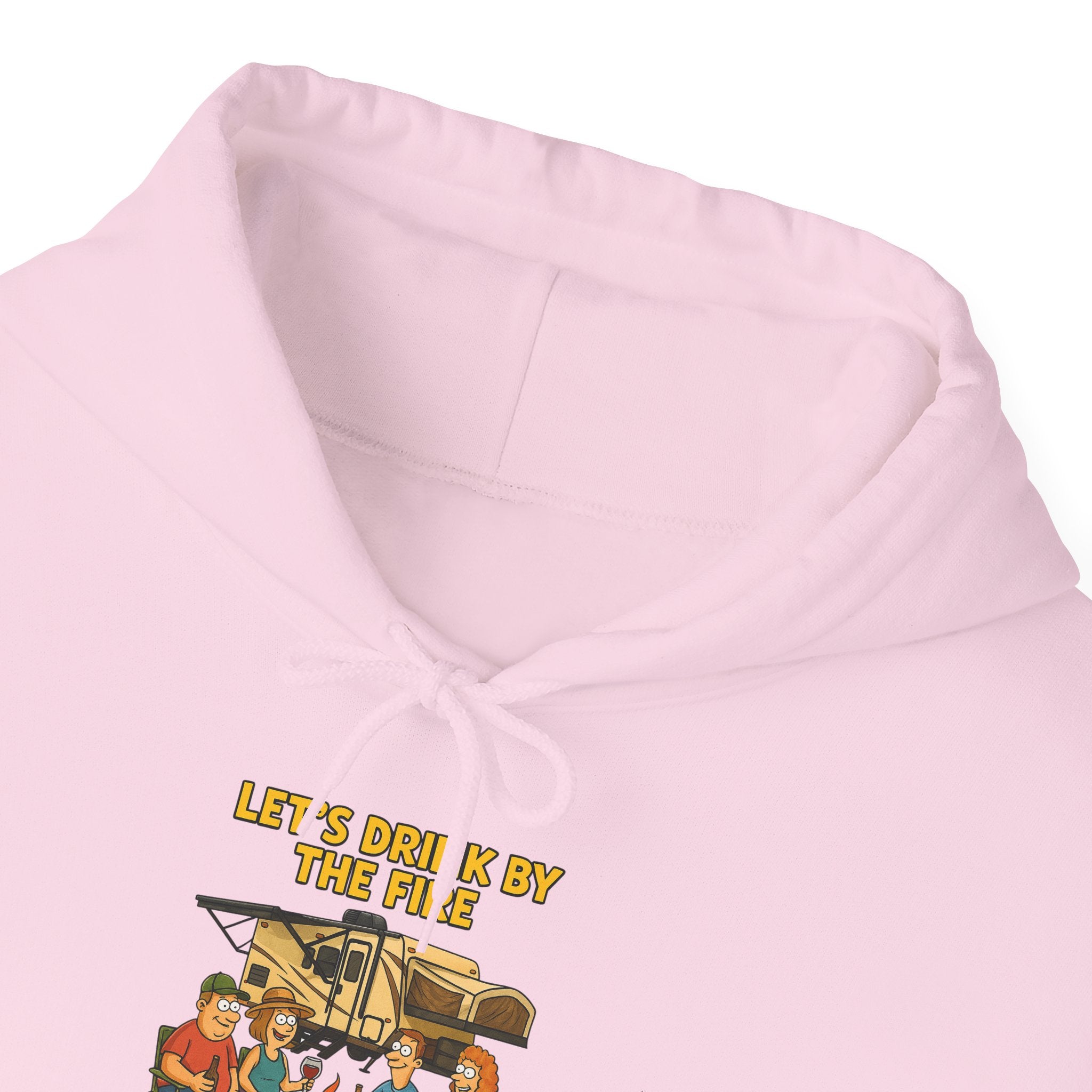Cozy Family Gathering Hoodie - Let's Make Memories by the Fire, Family, Friends, Campfire, Gift, Holiday