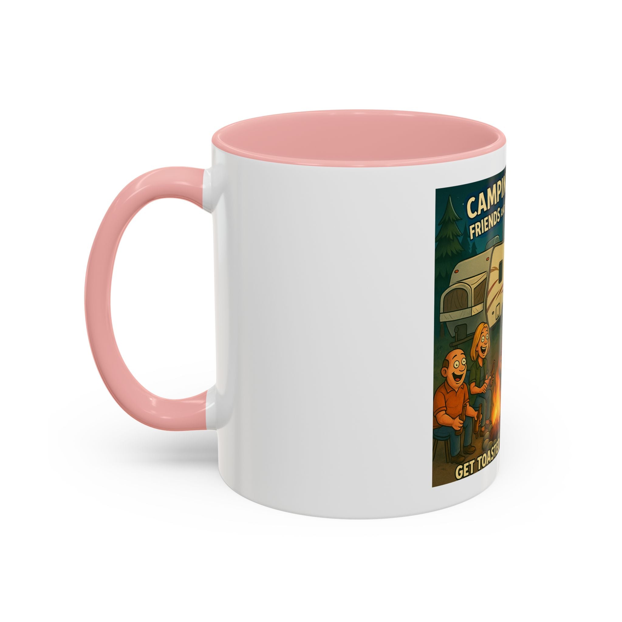 Camping Adventure Coffee Mug, Funny Mug for Campers, Get Toasted at the Same Time, Outdoor Gift, Nature Lover, Camping Decor
