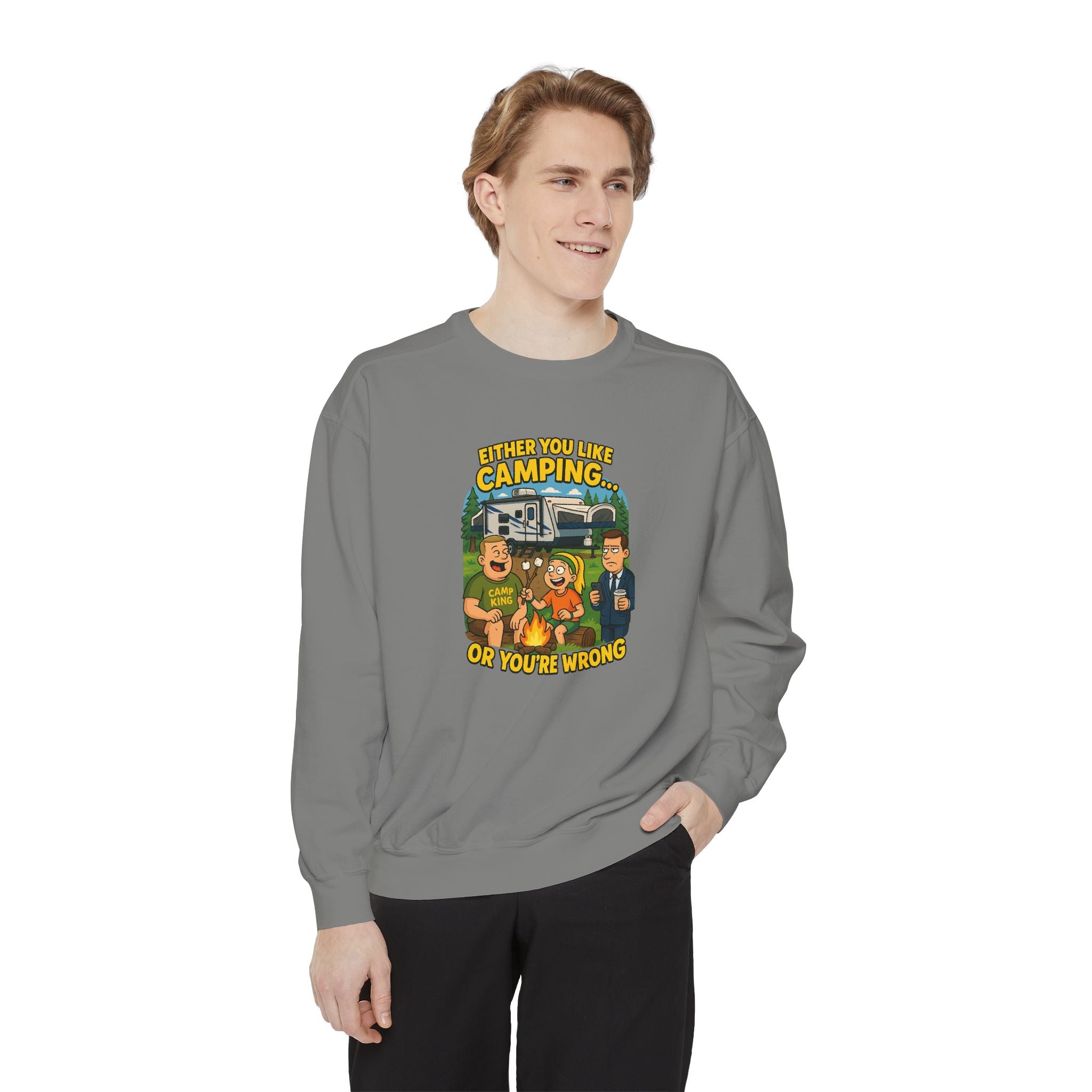 Camping Adventure Sweatshirt - Perfect for Outdoor Lovers