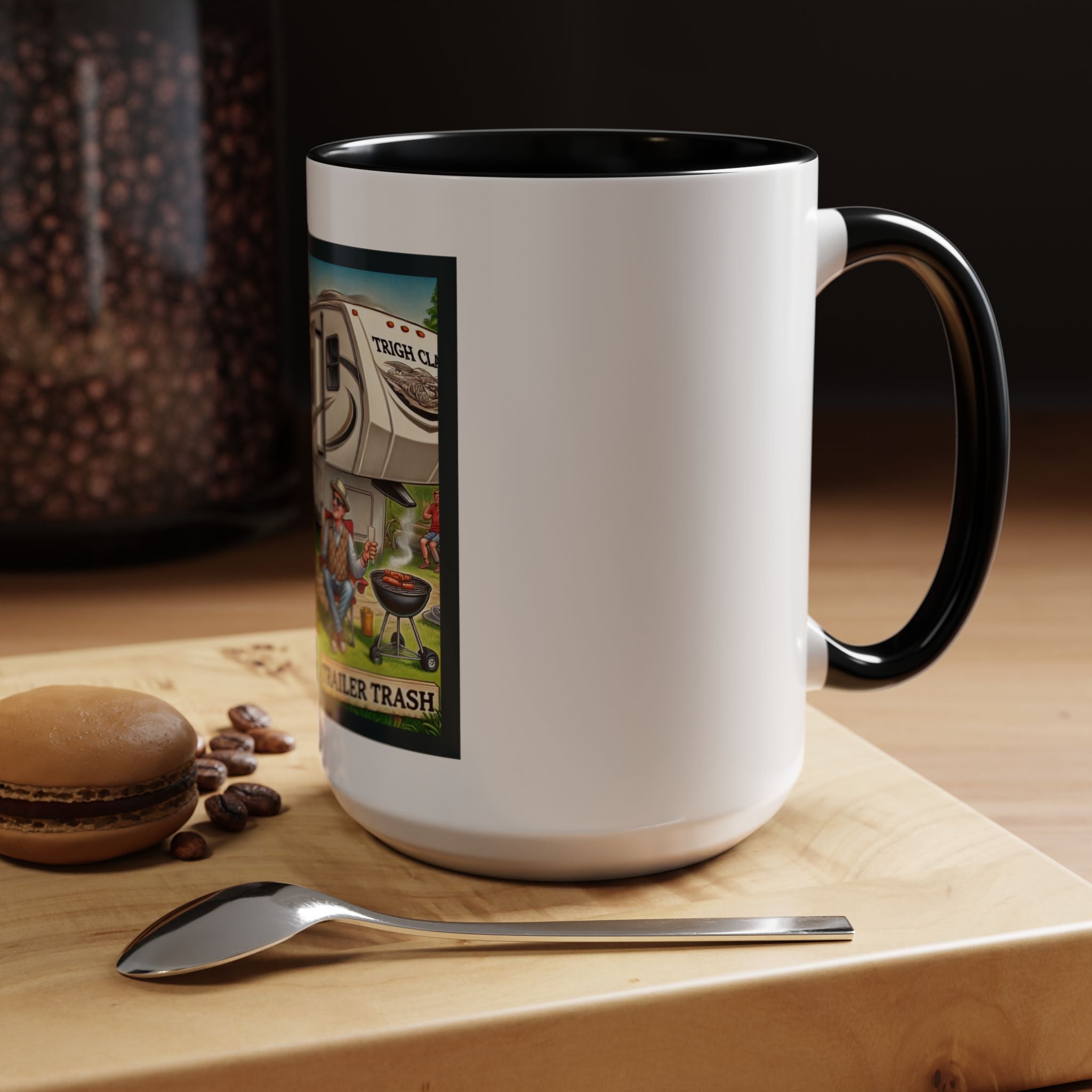 Accent Coffee Mug (11, 15oz) - High Class, Trailer Trash