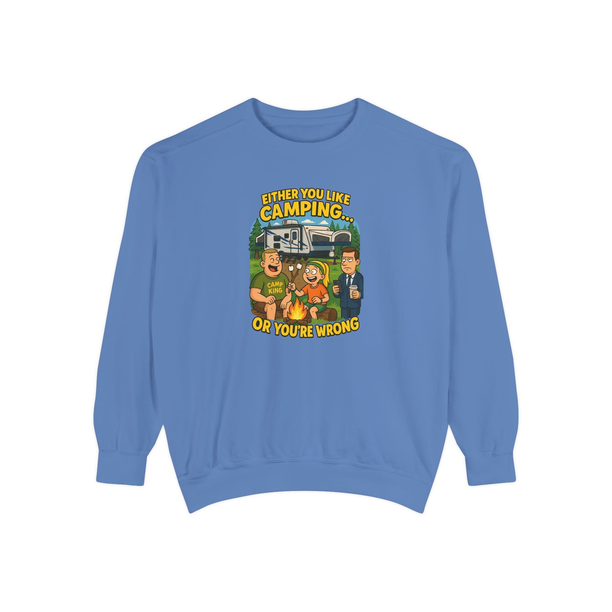 Camping Adventure Sweatshirt - Perfect for Outdoor Lovers