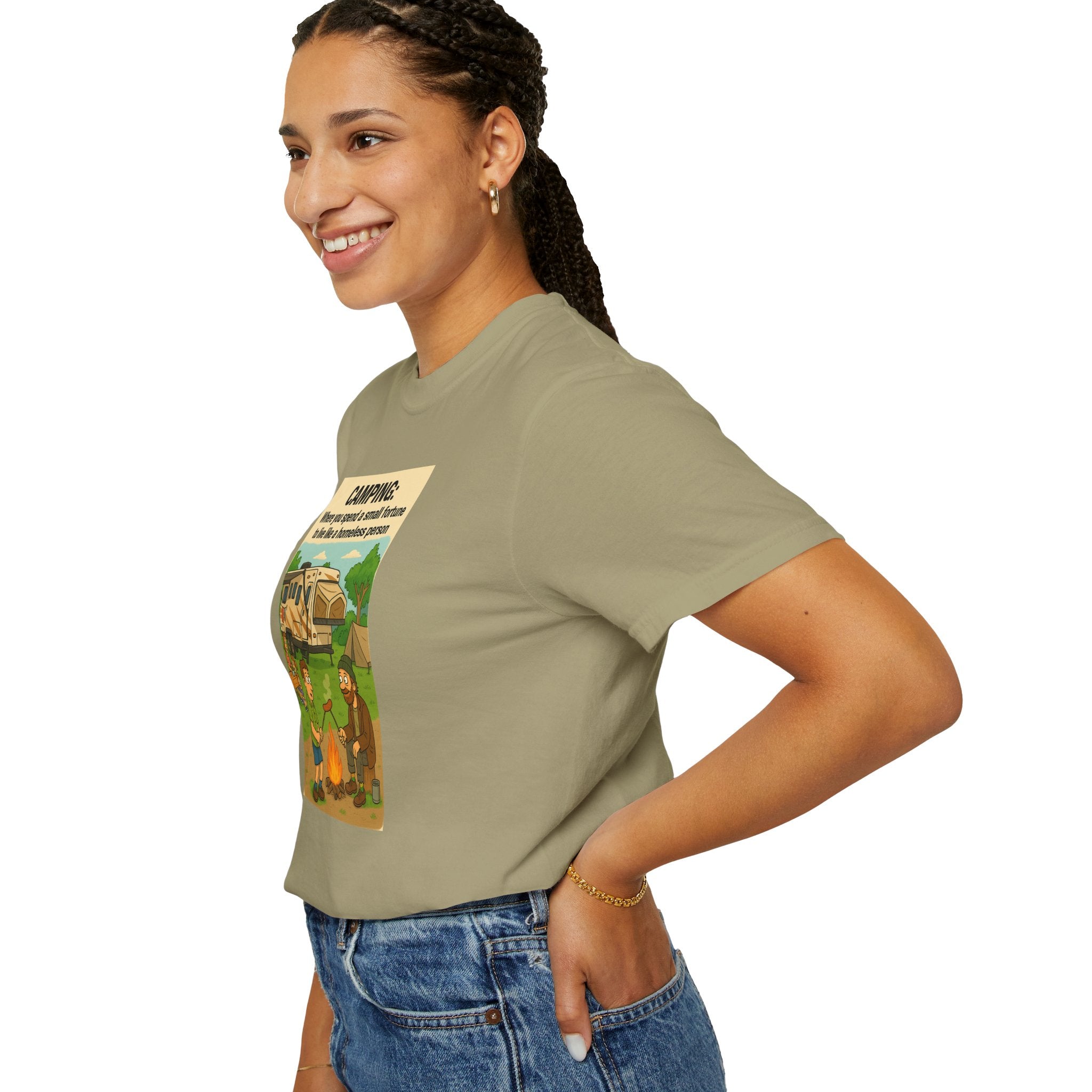 Camping Humor T-Shirt, Unisex Graphic Tee, Adventure Gift, Outdoor Lover Apparel, Funny Camping Shirt