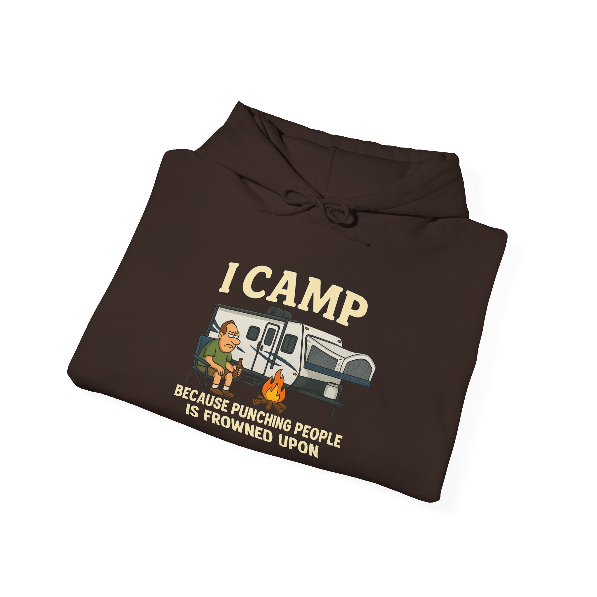 I Camp Unisex Heavy Blend™ Hoodie - Perfect for Outdoor Lovers