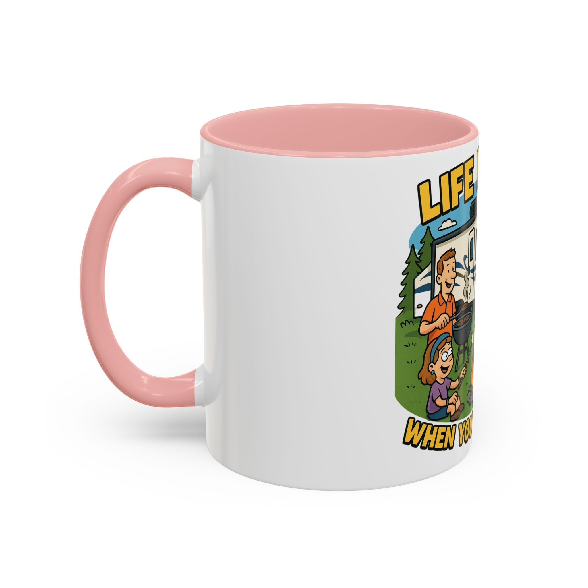 Camping Life Coffee Mug - Adventure Lover Gift, RV Travel Mug, Cozy Campfire Vibes, Perfect for Outdoor Enthusiasts, Gift for Dad