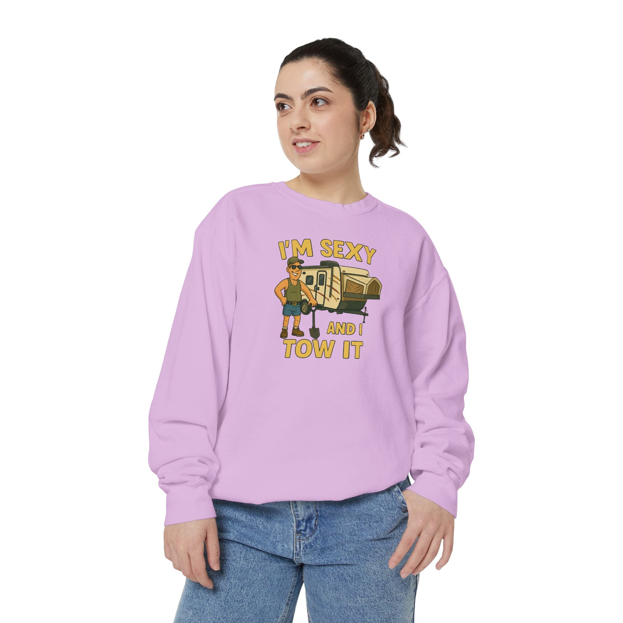 Funny Tow Truck Sweatshirt, Unisex Garment-Dyed Pullover, Casual Gift for Drivers, Trucking Humor Apparel, Cozy Fall Outfit, Perfect [...]