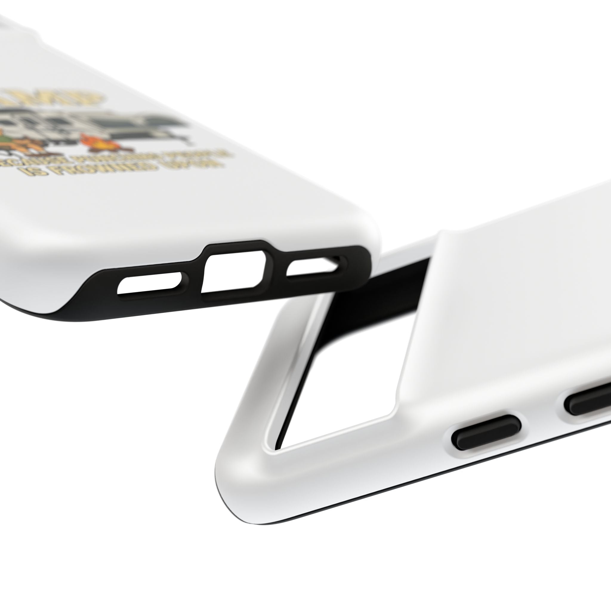 Camping Phone Case - I Camp Because Punching People is Frowned Upon