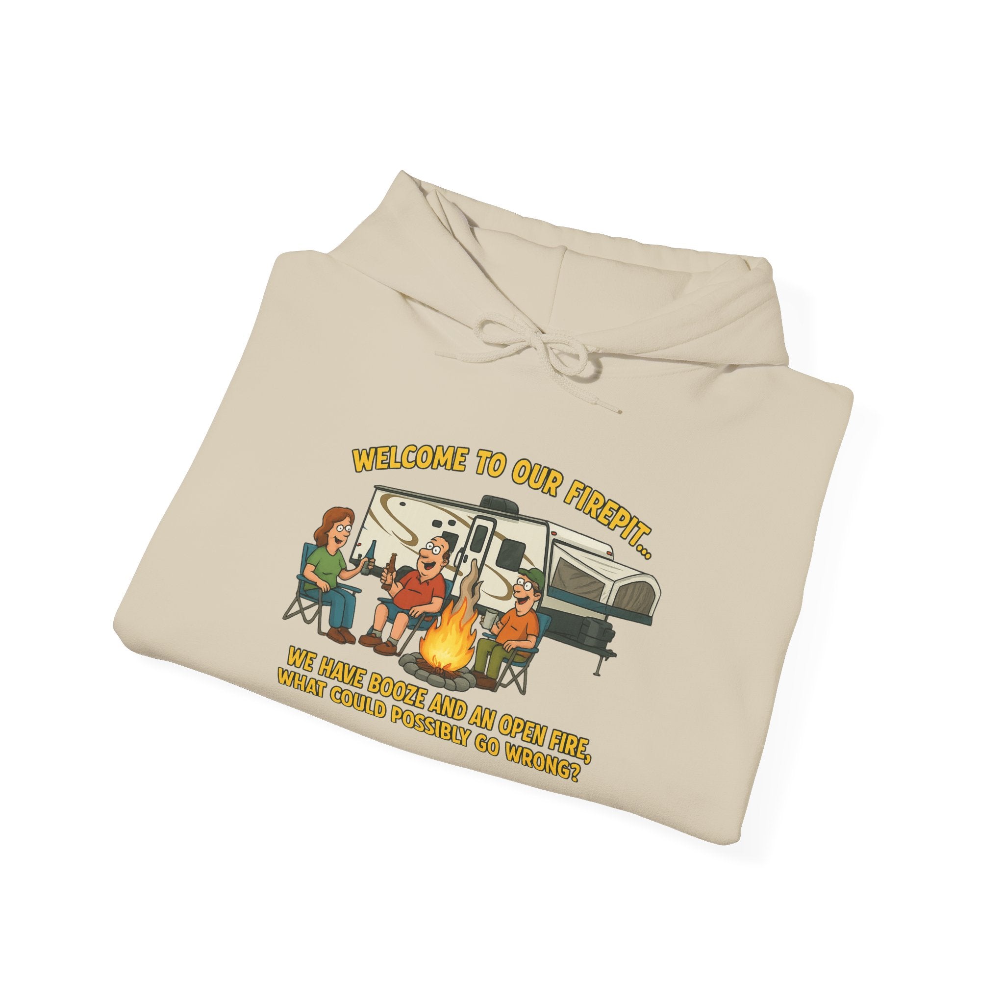 Cozy Campfire Sweatshirt | Unisex Hoodie for Outdoor Lovers, Camping Gear, Warmth for Fall, Great Gift for Nature Enthusiasts