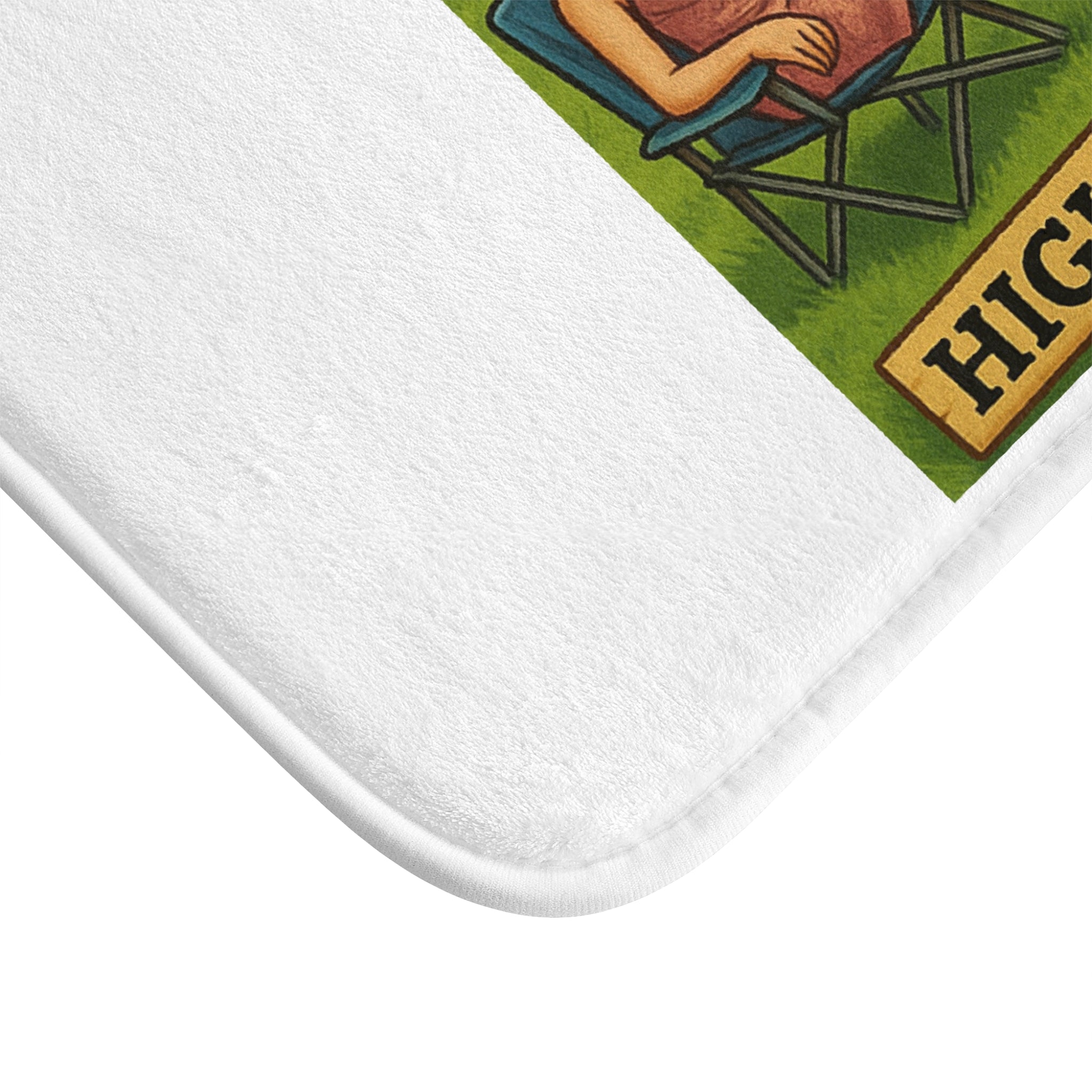 High Class Trailer Trash Bath Mat - Fun Camping Humor Decor