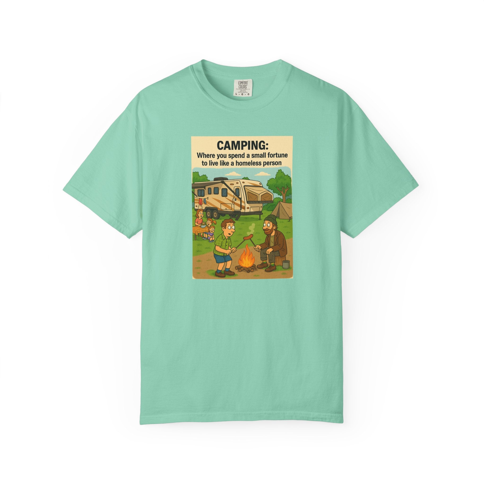 Camping Humor T-Shirt, Unisex Graphic Tee, Adventure Gift, Outdoor Lover Apparel, Funny Camping Shirt