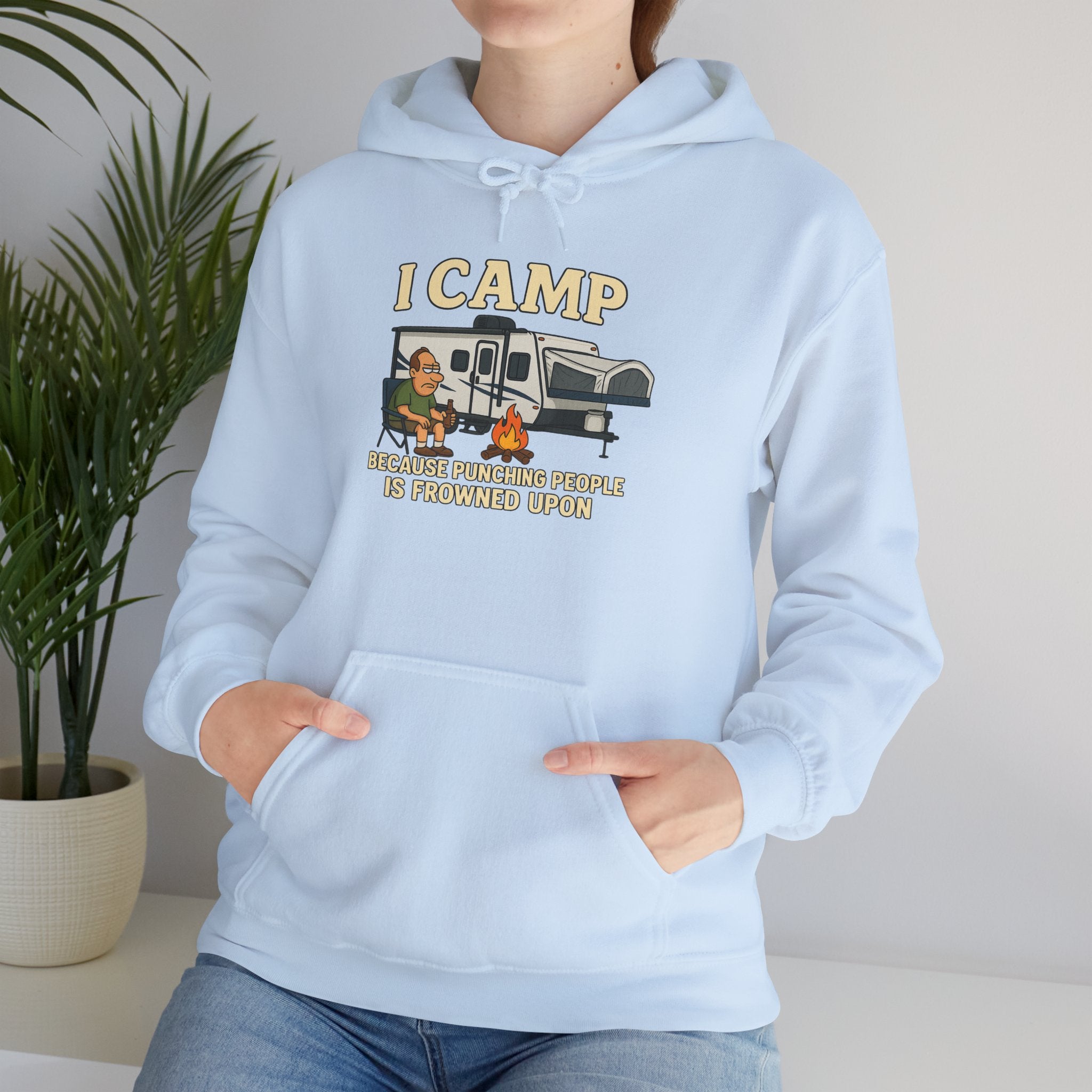 I Camp Unisex Heavy Blend™ Hoodie - Perfect for Outdoor Lovers