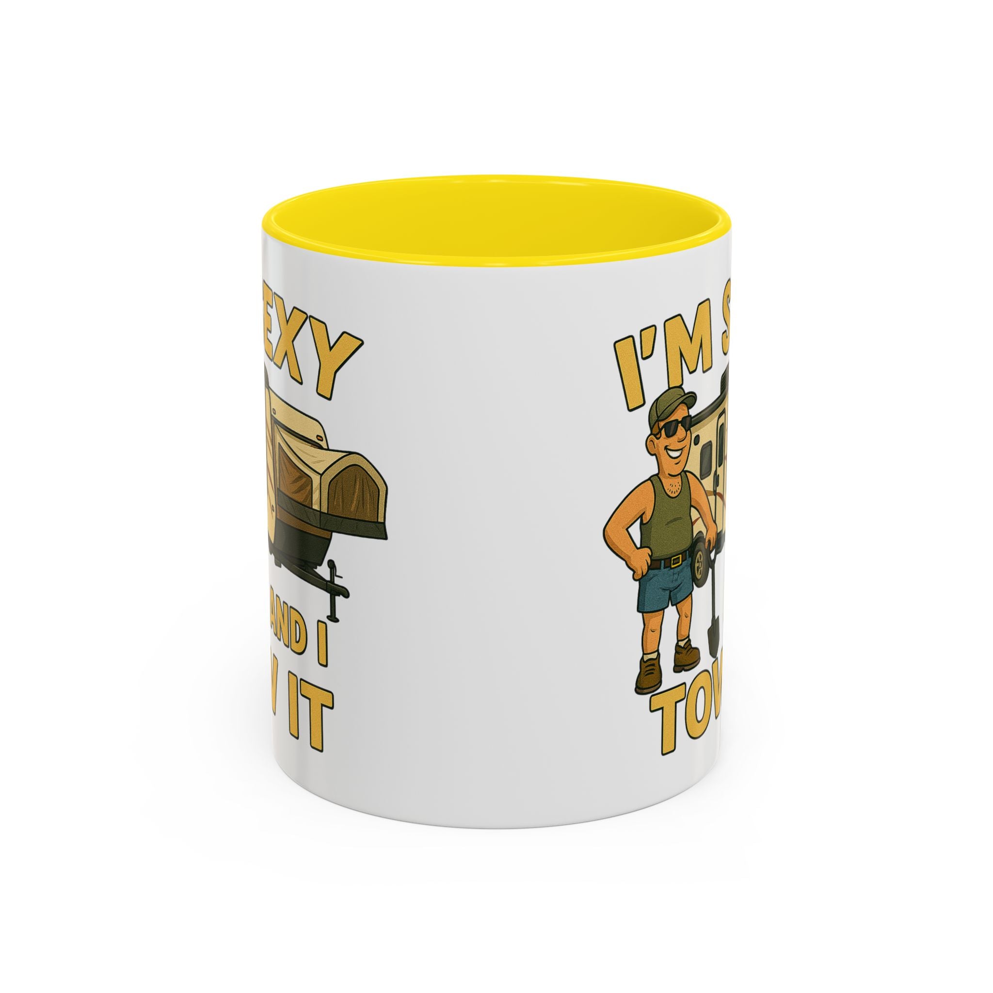 Playful Camping Mug, Funny Coffee Cup, Camper Gift, RV Lover's Accessory, Outdoor Adventure Mug