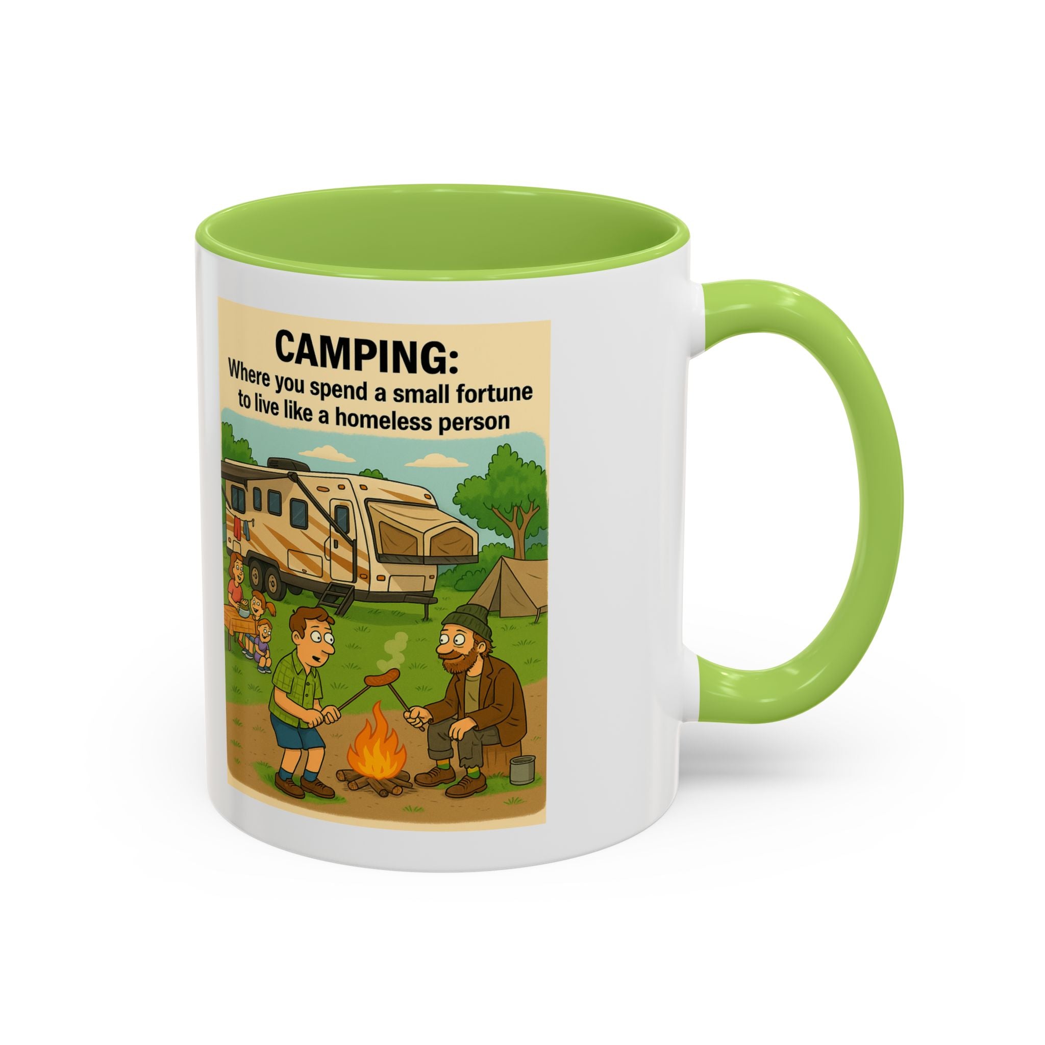 Camping Humor Coffee Mug, Hilarious Campfire Gift, Funny Mug for Outdoors Lovers, Adventure Lover's Coffee Cup, Unique Camping Present