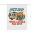 Camping & Wine Garden Banner, Outdoor Decor, Home & Garden Sign, RV Lover Gift, Camping Decor, Funny Garden Flag