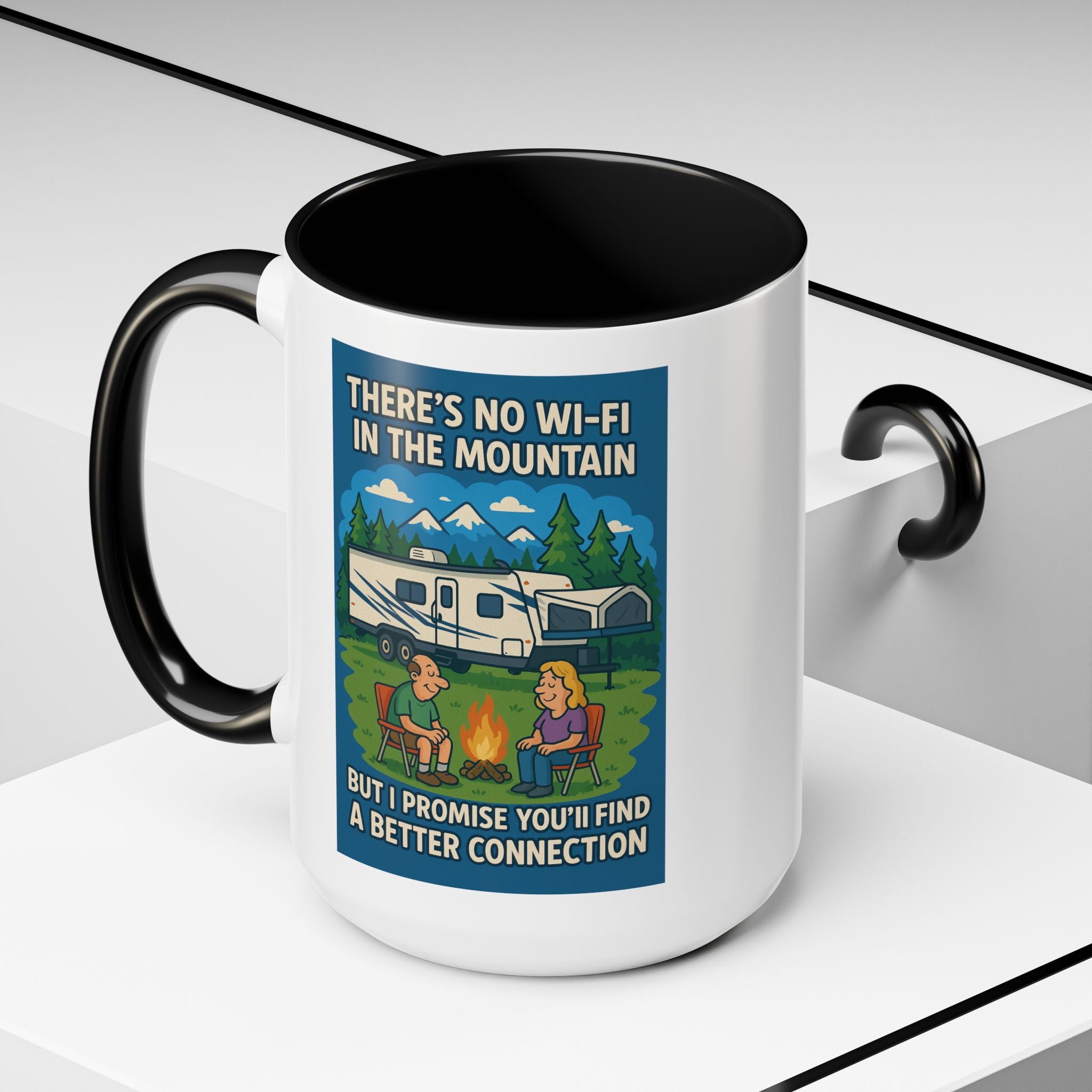 Nature Connection Coffee Mug - Adventure, Camping, Outdoor Gift, Travel Mug, Hiking Coffee Cup