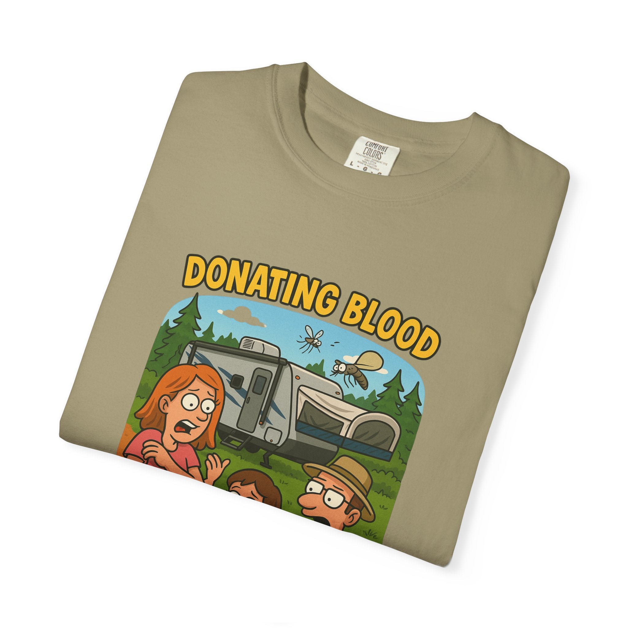 Playful Donation Humor Tee for Blood Donors, Perfect for Fundraisers, Special Events, Gifts, and Everyday Wear