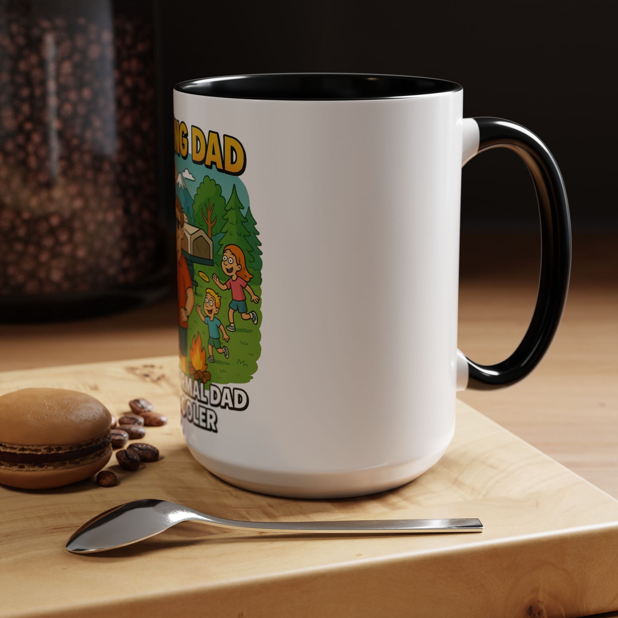 Cool Camping Dad Coffee Mug - Fun Outdoor Adventure Gift