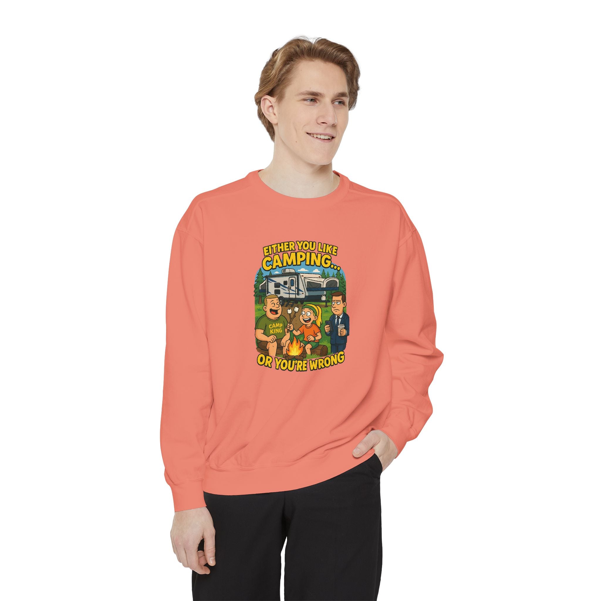 Camping Adventure Sweatshirt - Perfect for Outdoor Lovers