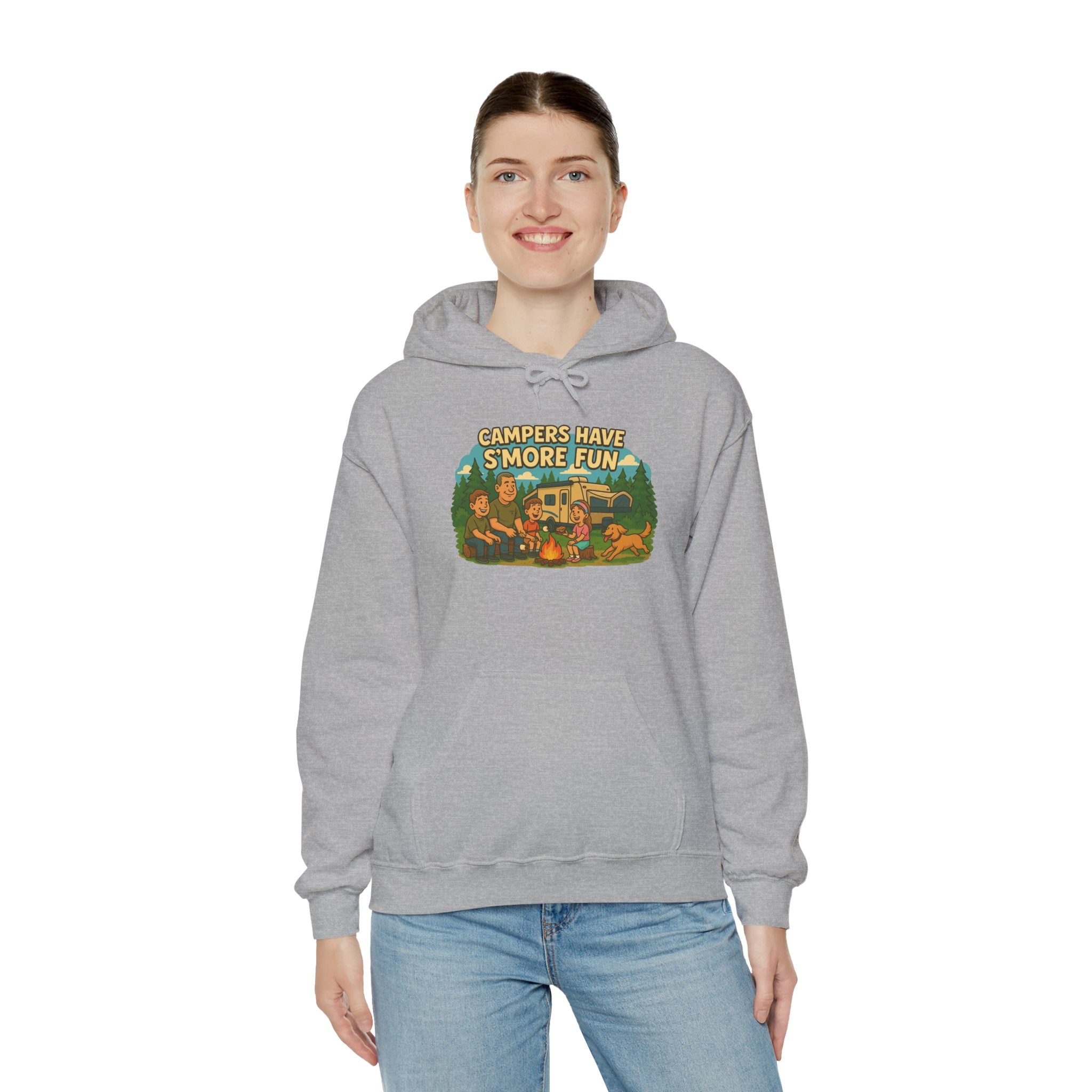 Campfire Vibes Hoodie - Perfect for Outdoor Lovers, Camping Trips, Nature Adventures, Gift for Campers, Cozy Hooded Sweatshirt