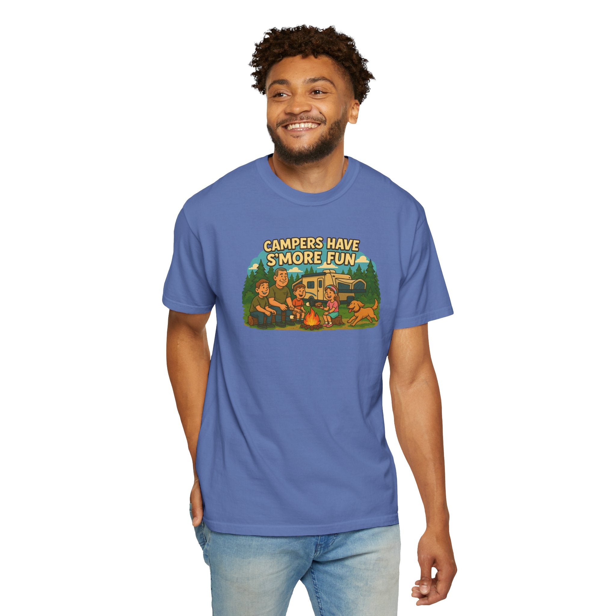 Camping T-Shirt for Outdoor Lovers, Perfect Gift for Campers, Adventure Tee, Vacation Shirt, Summer Fun Merchandise