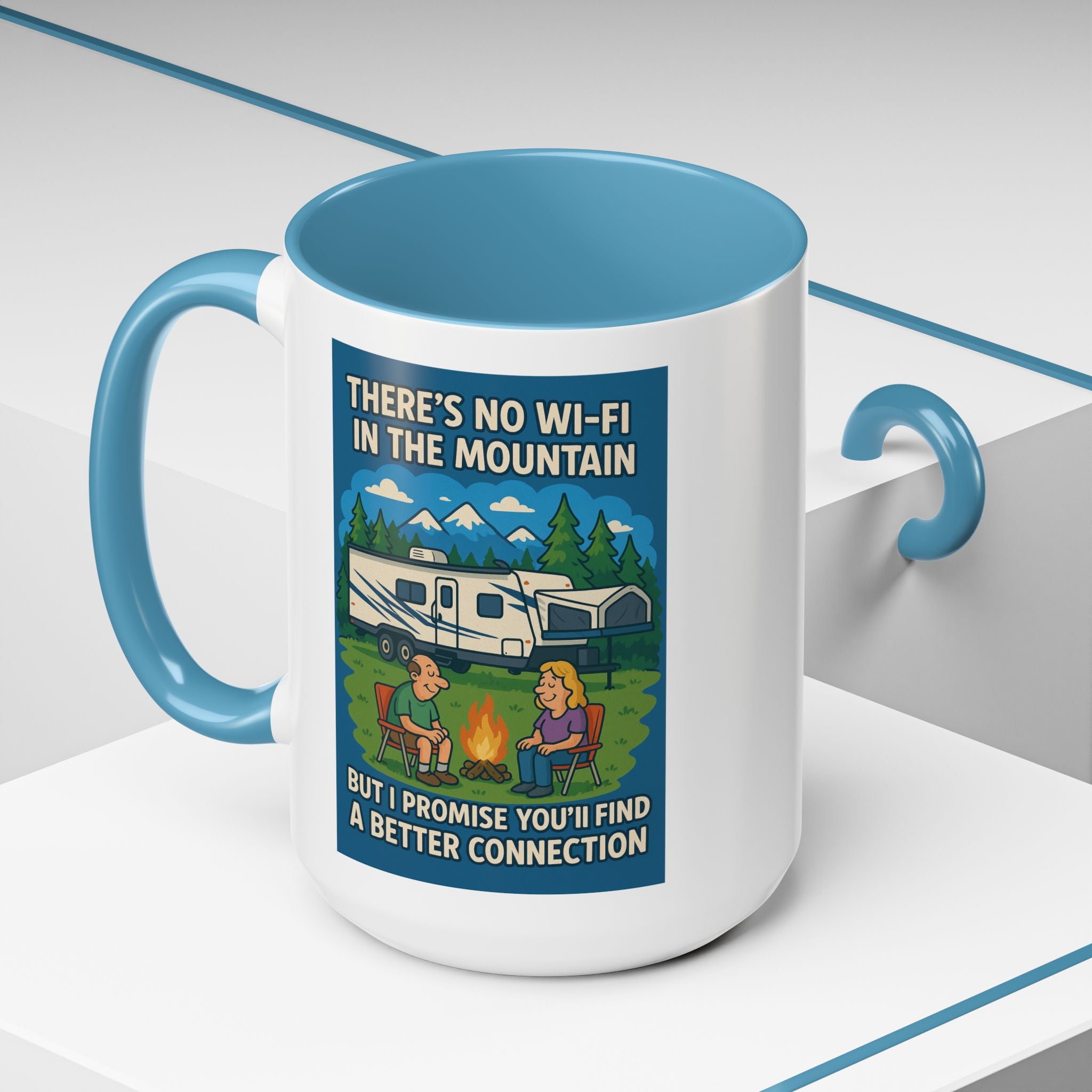 Nature Connection Coffee Mug - Adventure, Camping, Outdoor Gift, Travel Mug, Hiking Coffee Cup