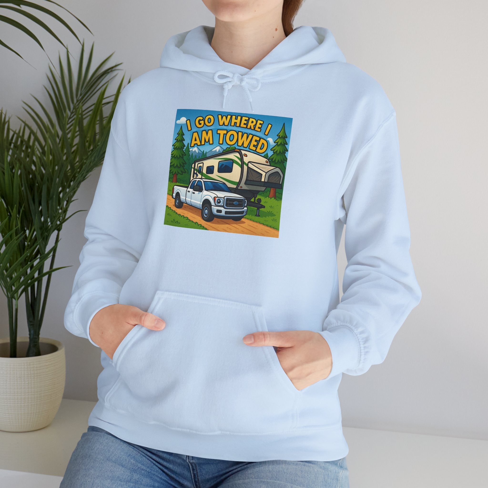 Adventure-Themed Hooded Sweatshirt - Perfect for Travel Enthusiasts, Camper Gifts, Cozy Outings, Outdoor Activities, Road Trip Essentials