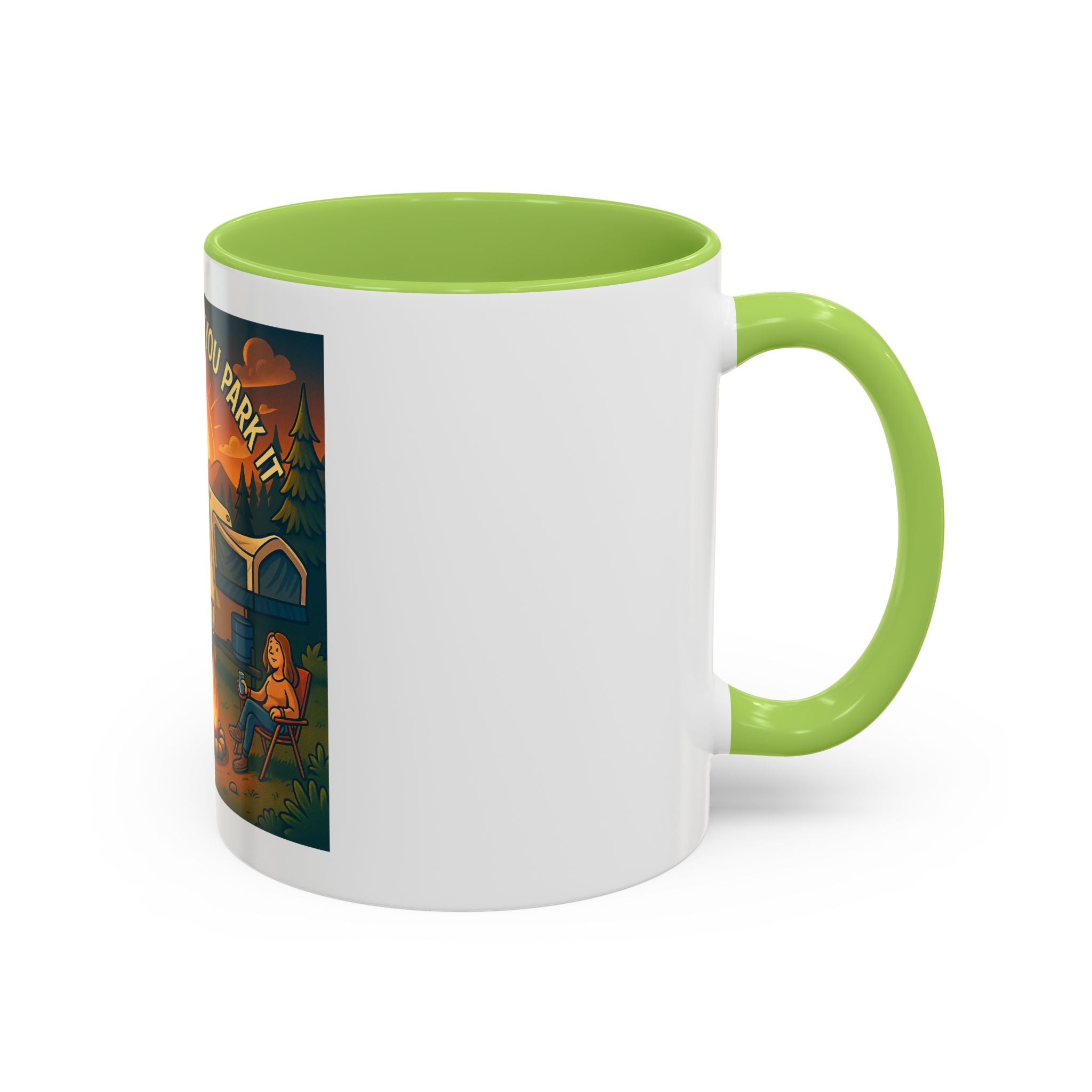 Camping Coffee Mug, Home is Where You Park It, RV Life Mug, Adventure Gift, Outdoor Enthusiast Drinkware