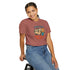 Camping & Wine Unisex T-Shirt, Relaxed Fit Tee, Perfect Gift for Campers, Wine Lovers, Outdoor Enthusiasts, Summer Celebrations