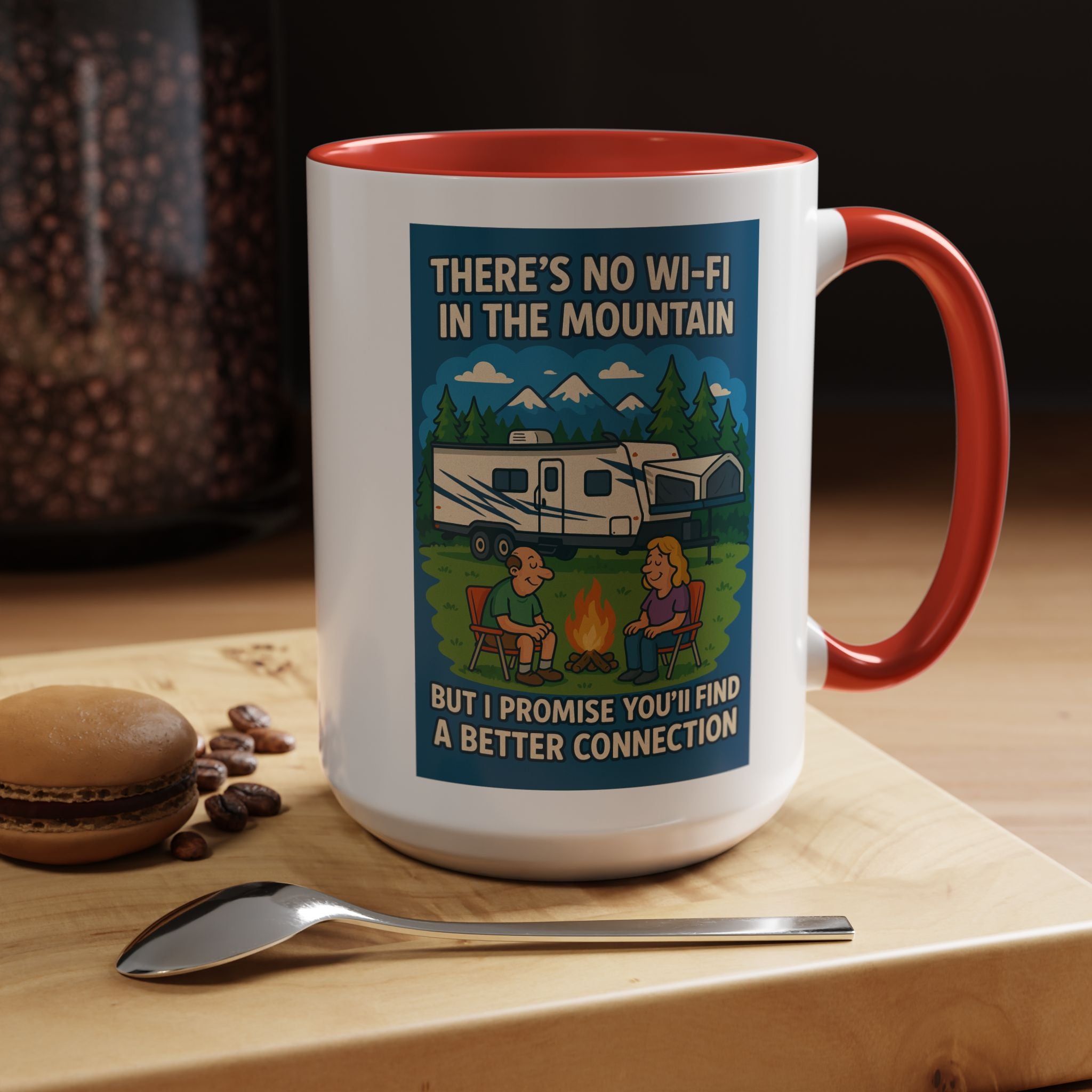 Nature Connection Coffee Mug - Adventure, Camping, Outdoor Gift, Travel Mug, Hiking Coffee Cup